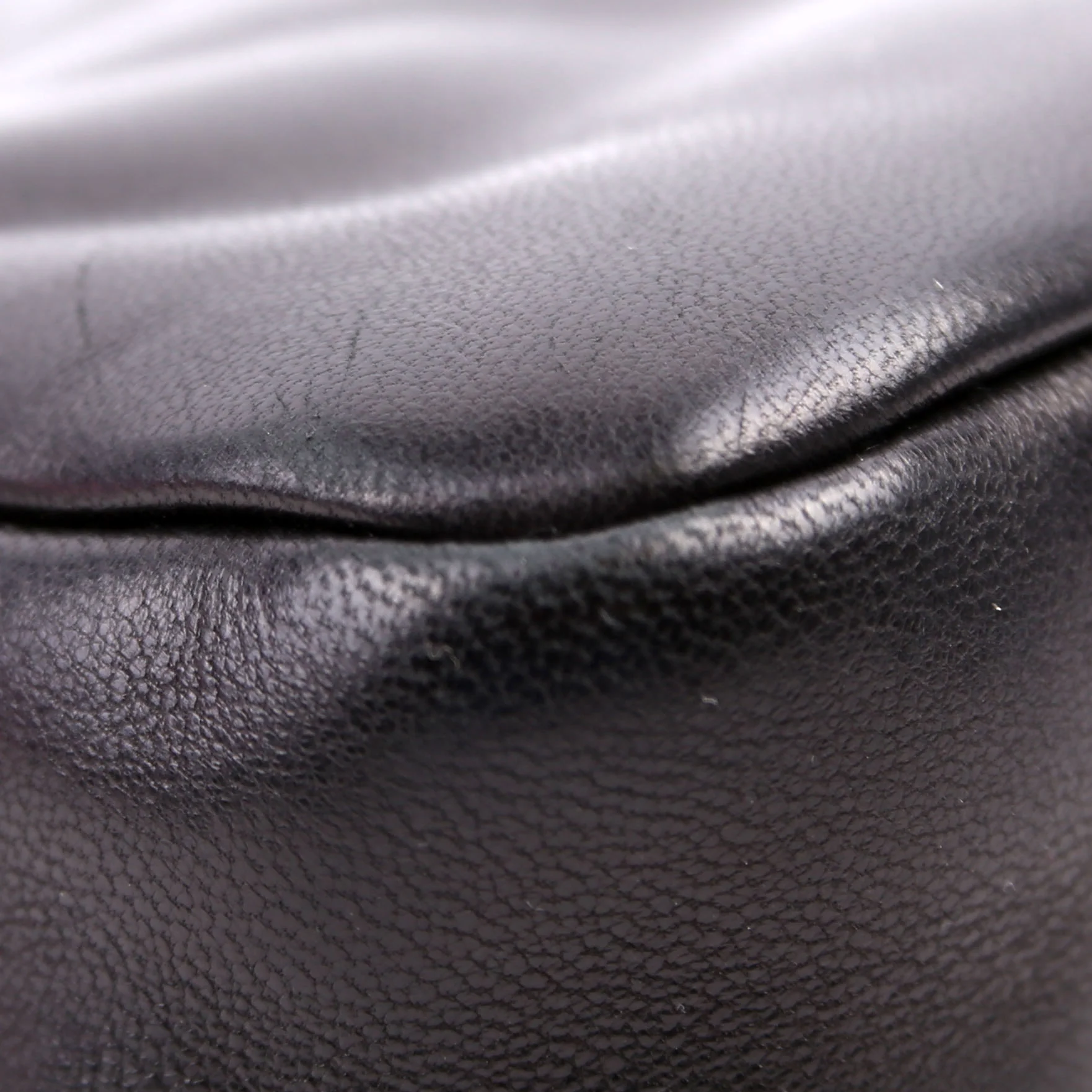 763419 Le 5 A 7 Hobo Padded Lambskin Black - Image 5