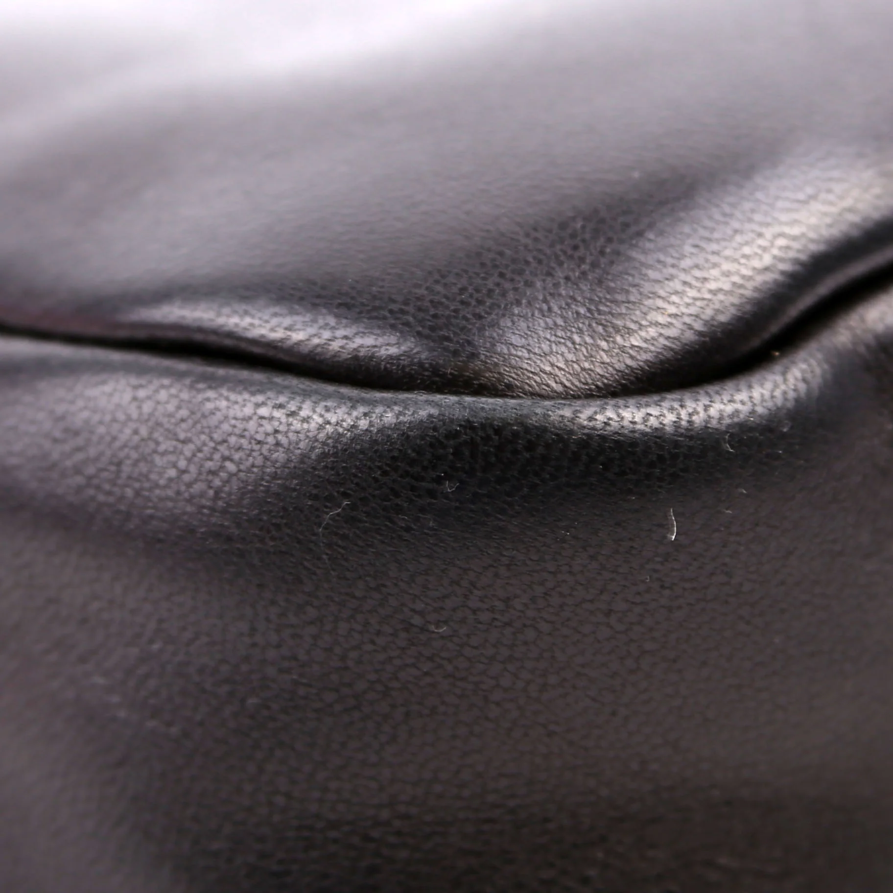 763419 Le 5 A 7 Hobo Padded Lambskin Black - Image 7