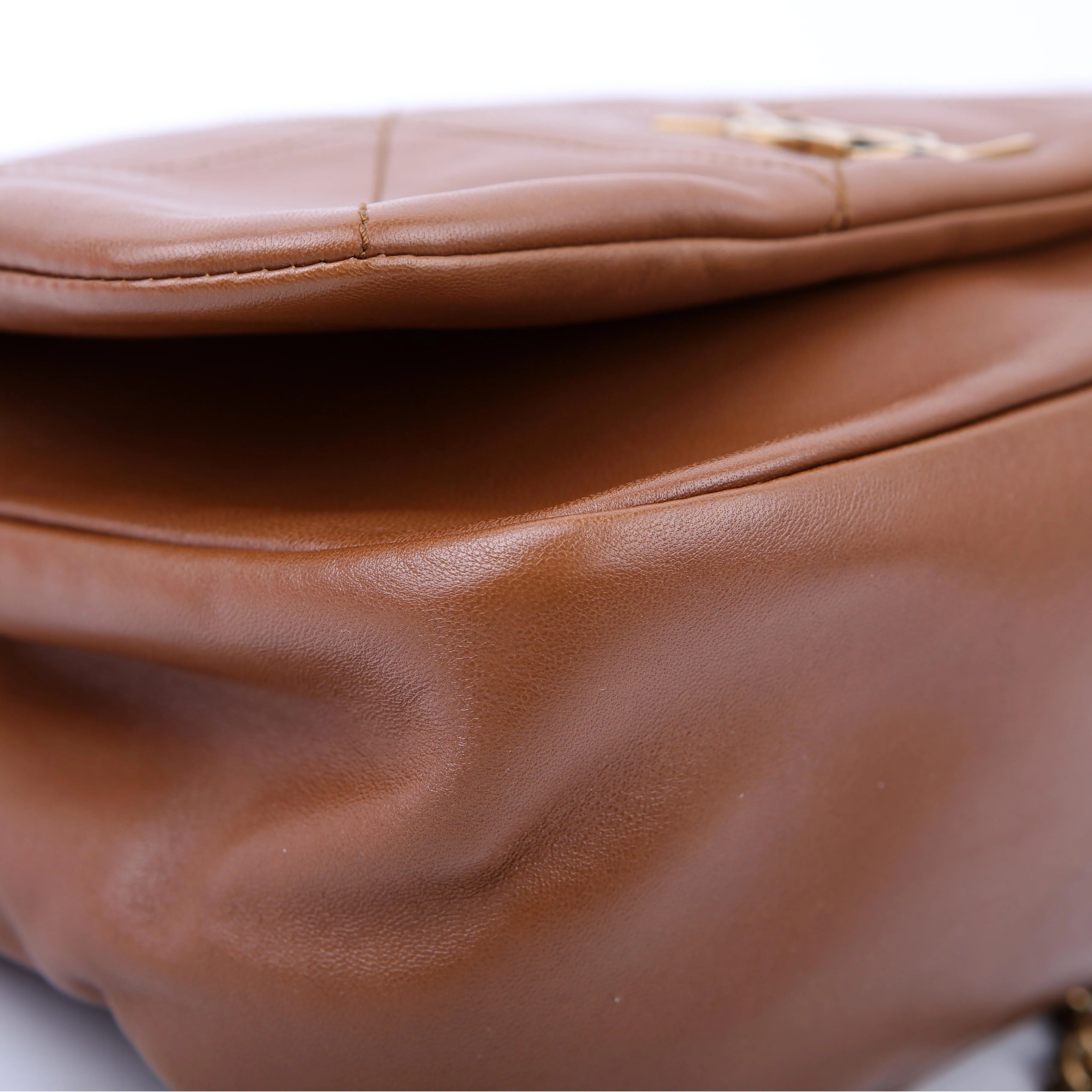 763475 Jamie 4.3 Small Quilted Lambskin Brown - Image 5