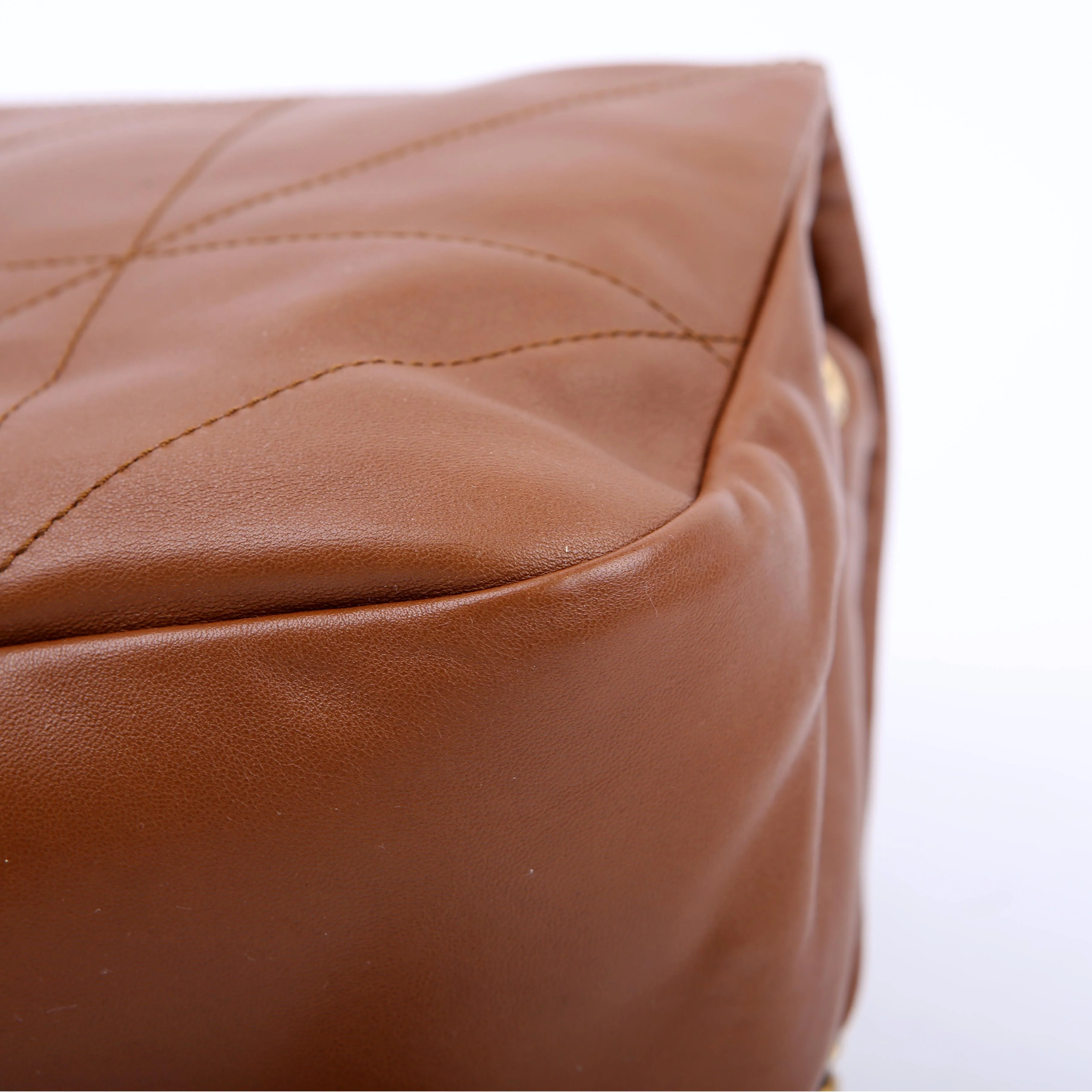 763475 Jamie 4.3 Small Quilted Lambskin Brown - Image 8