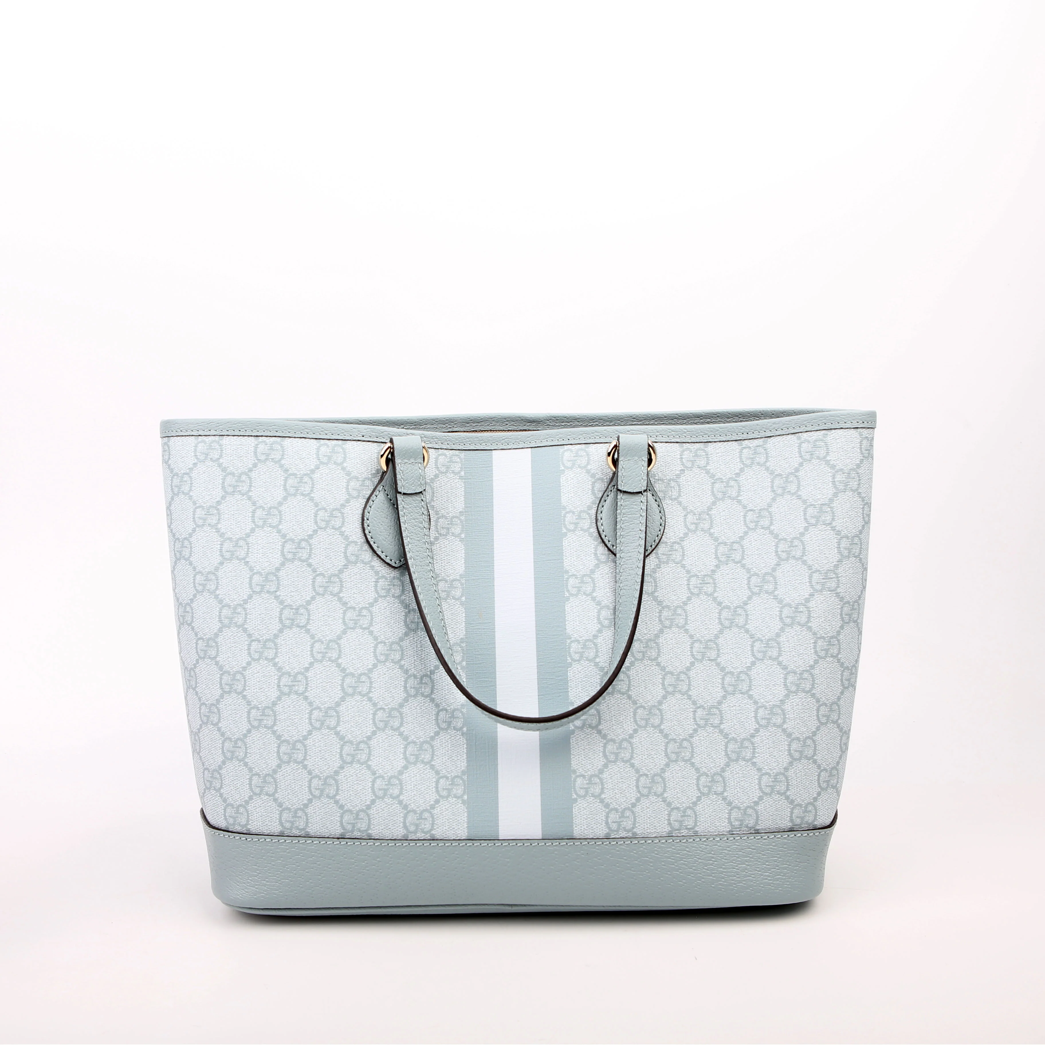765043 GG Supreme Ophidia Shoulder Tote Medium Blue - Image 3