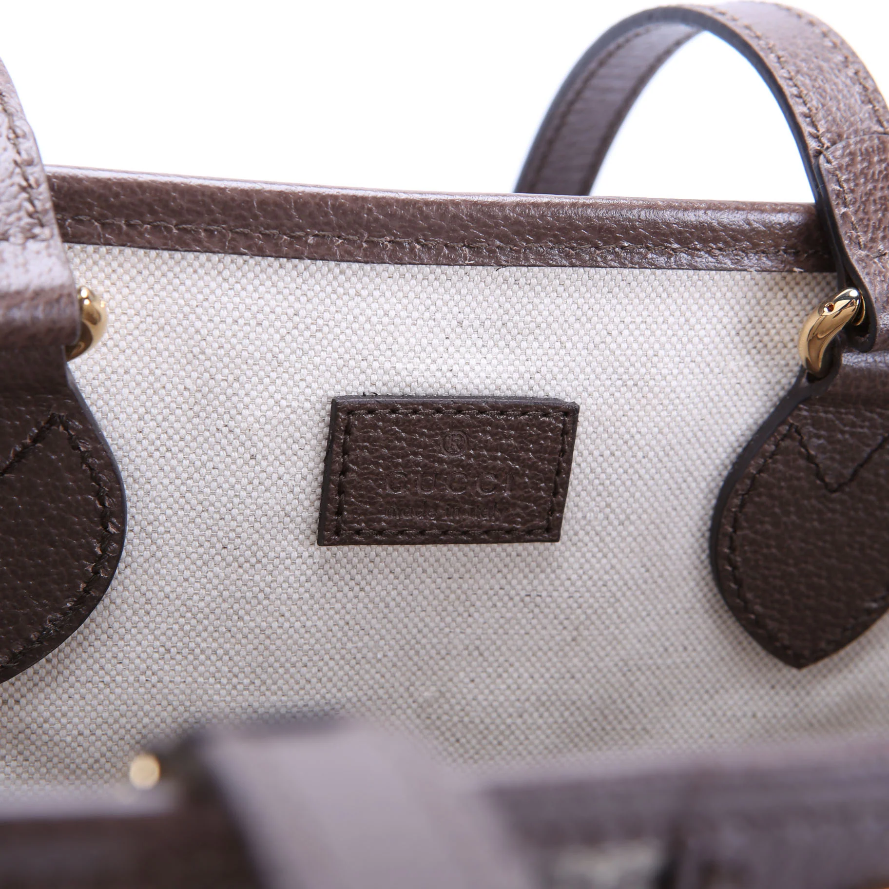 765043 GG Supreme Ophidia Shoulder Tote Medium Brown - Image 8