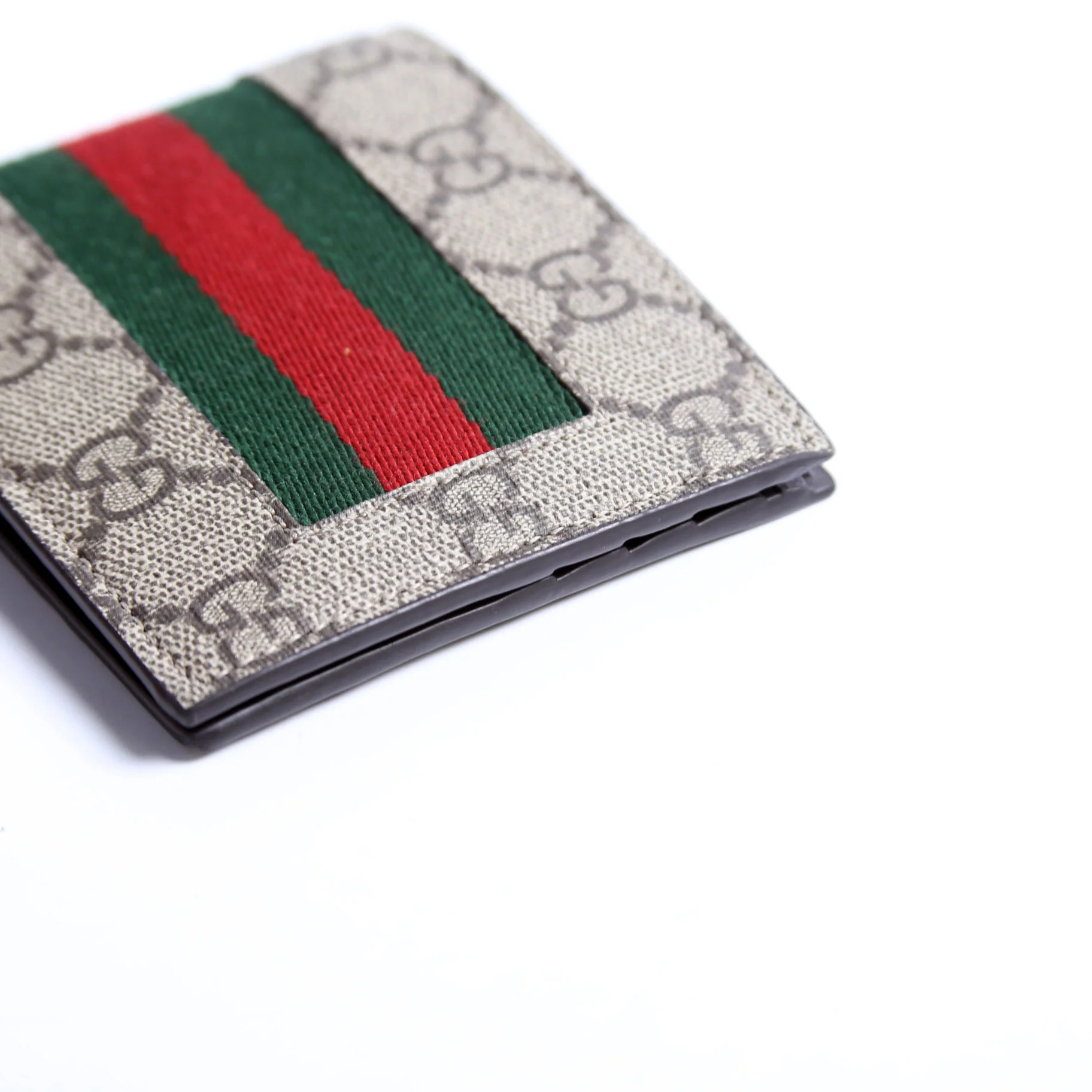779849 GG Supreme Web Bi-Fold Wallet - Image 5