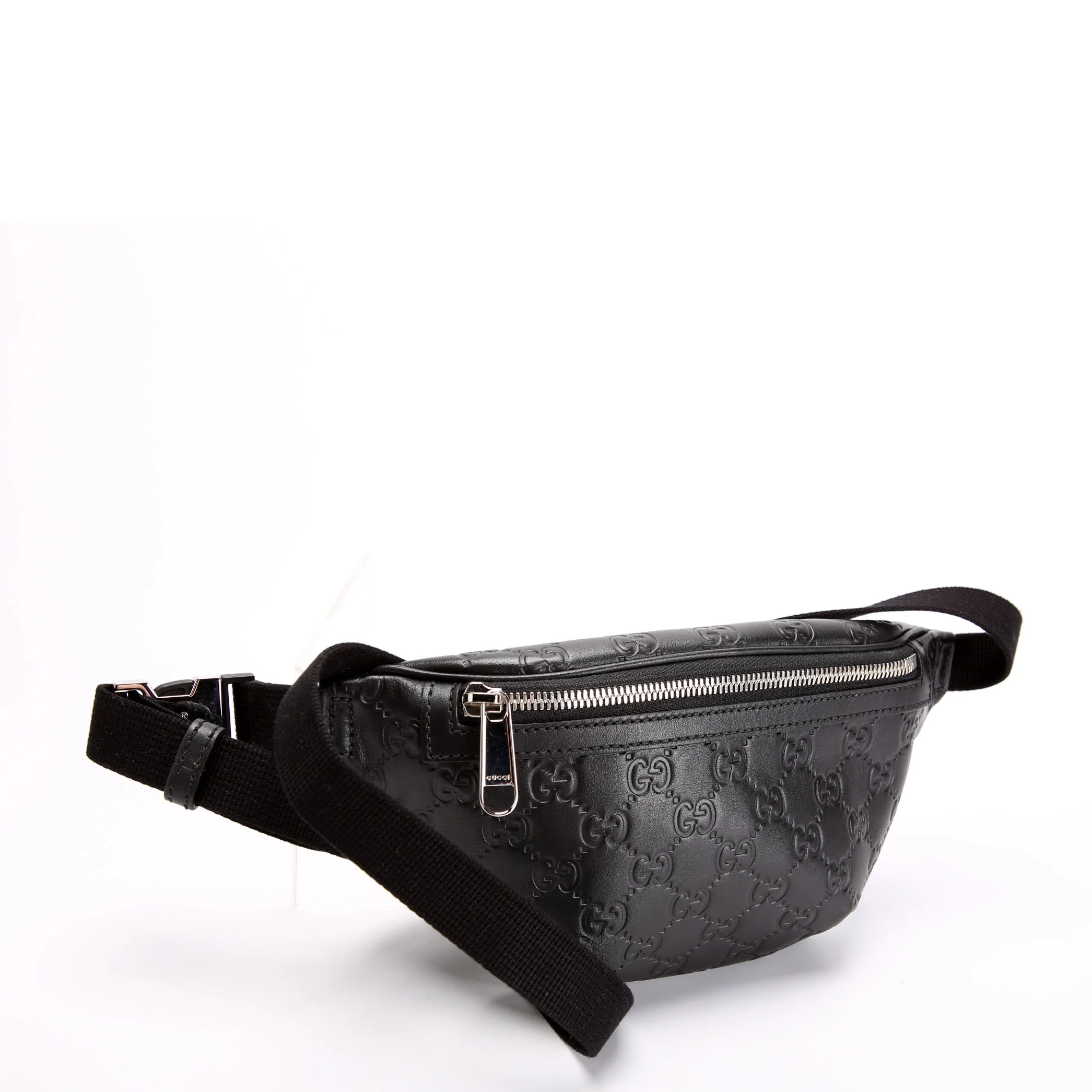 779896 GG Embossed Belt Bag Black - Image 2