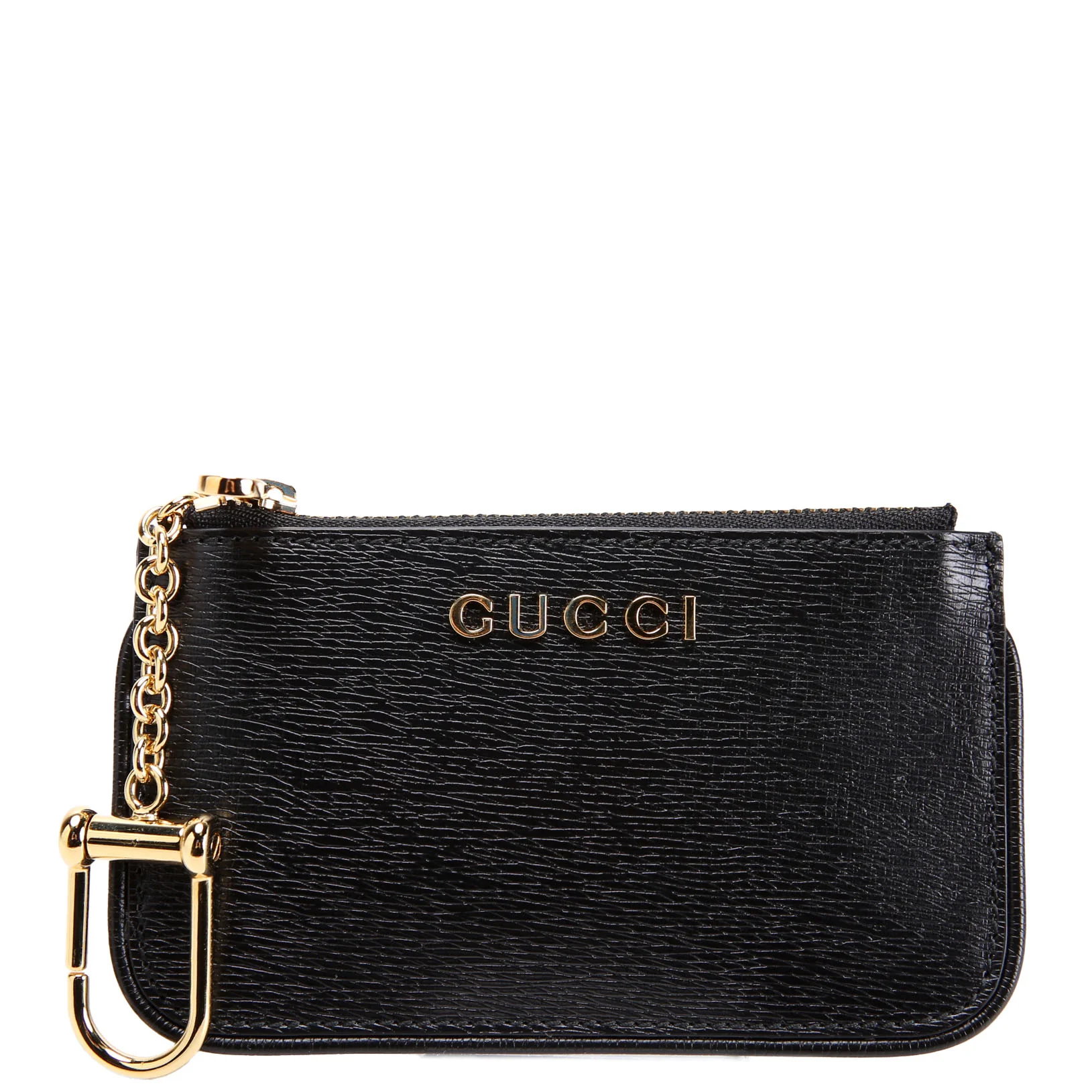790102 Script Key Case Black