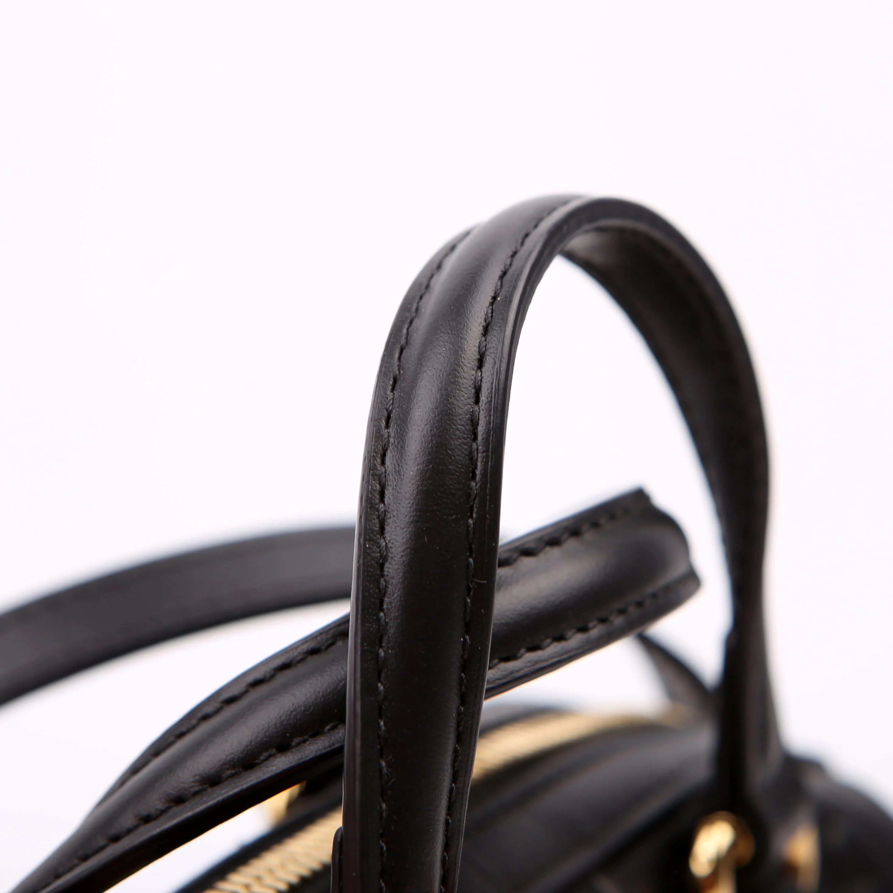 790130 Jumbo GG Leather Mini Boston Black - Image 9
