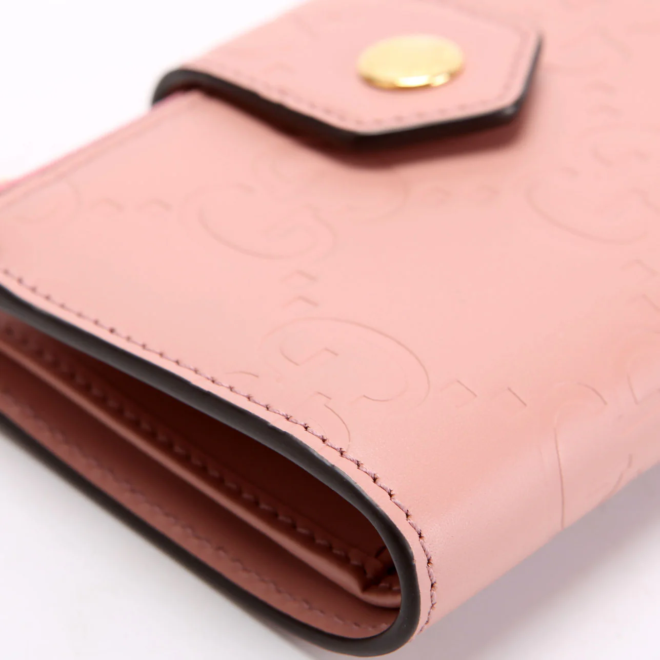 790131 Jumbo GG Leather Medium Bifold Wallet Pink - Image 5