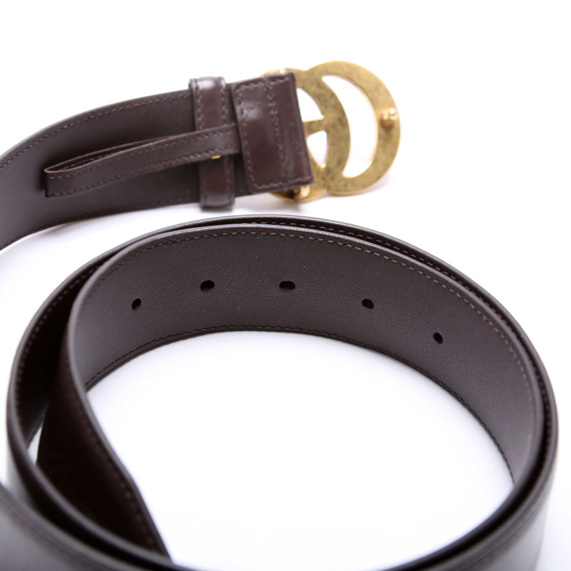 795526 GG Marmont Belt Size 100/40 Brown - Image 3