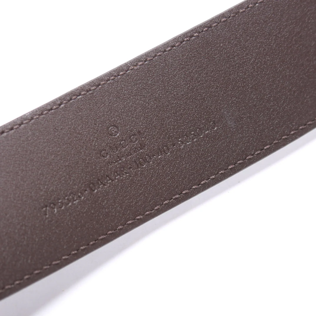795526 GG Marmont Belt Size 100/40 Brown - Image 5