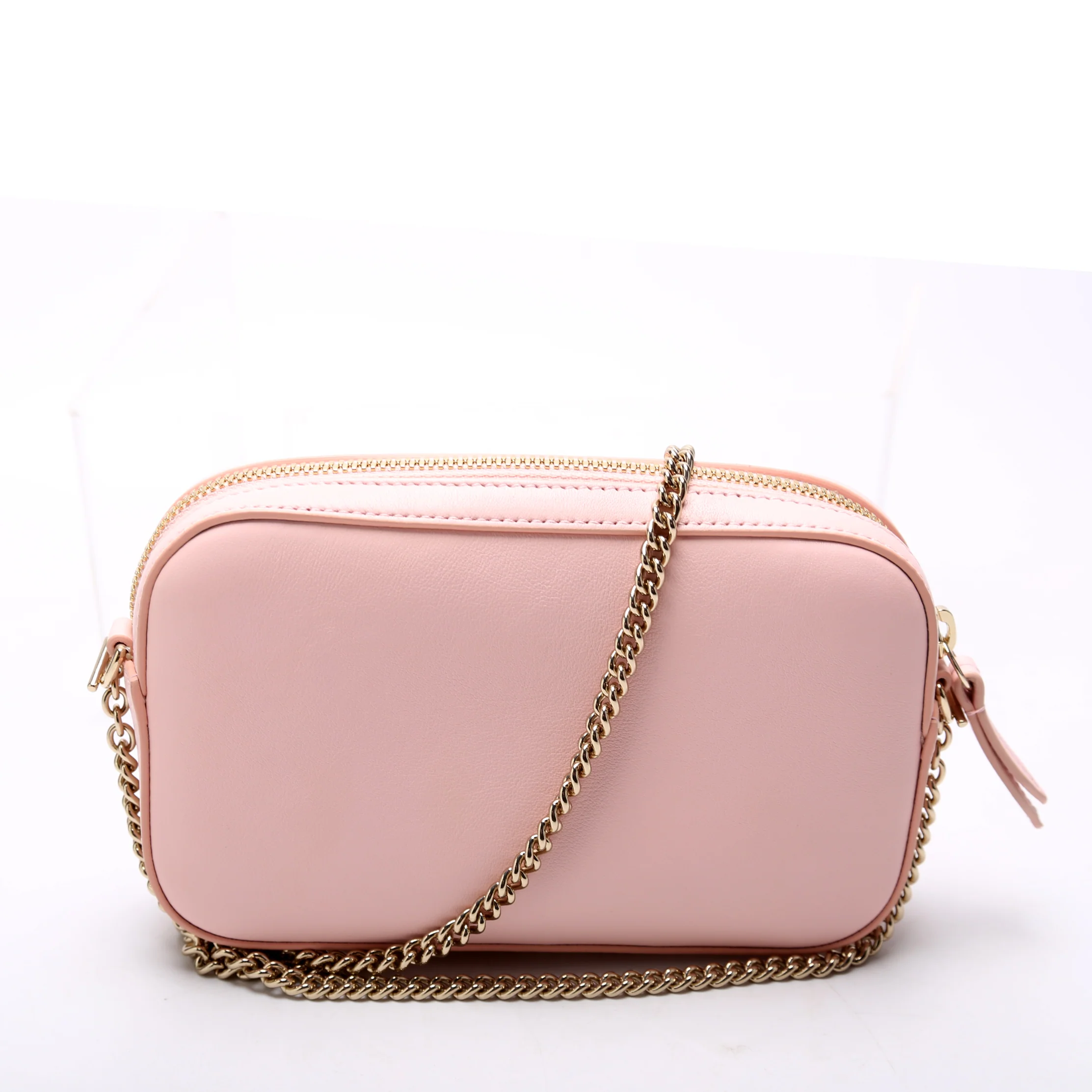 795726 GG Marmont Leather Super Mini Shoulder Bag Pink - Image 3