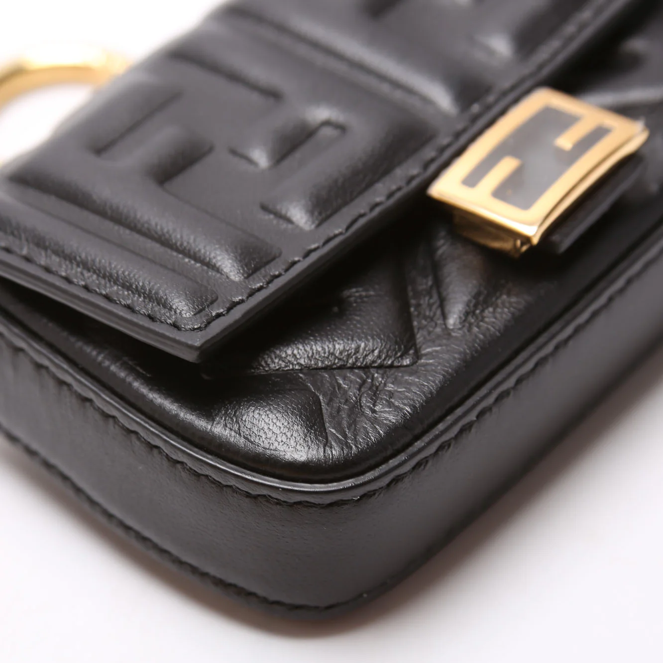 7AR844 Nano Baguette Charm Black - Image 5