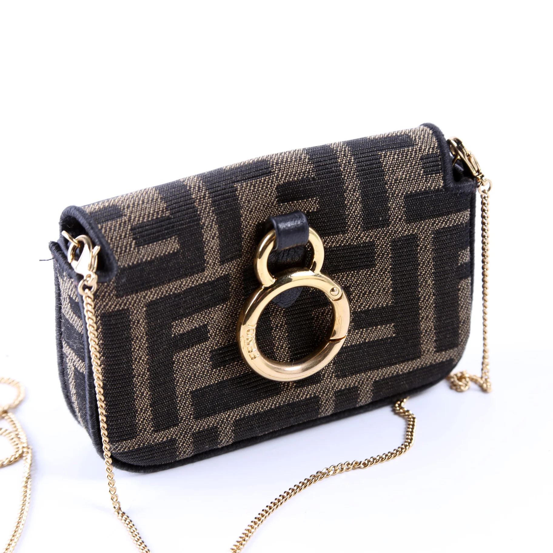 7AR844 Nano Baguette Charm Brown - Image 10