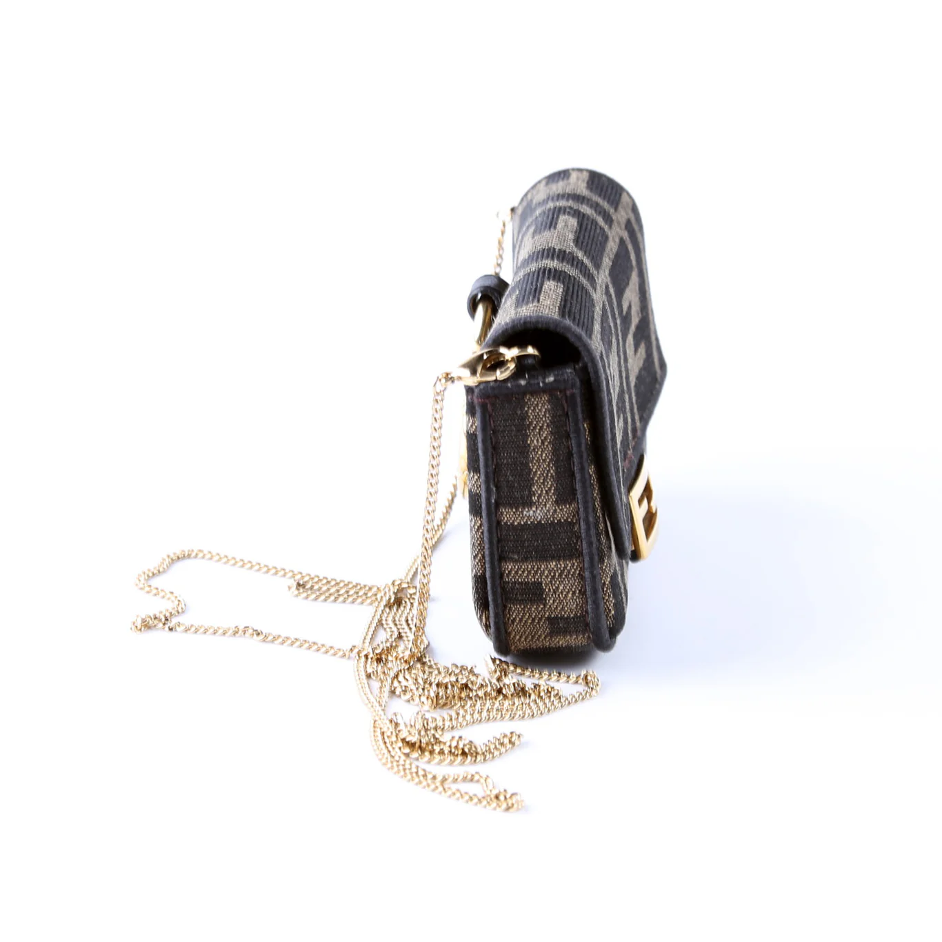 7AR844 Nano Baguette Charm Brown - Image 3