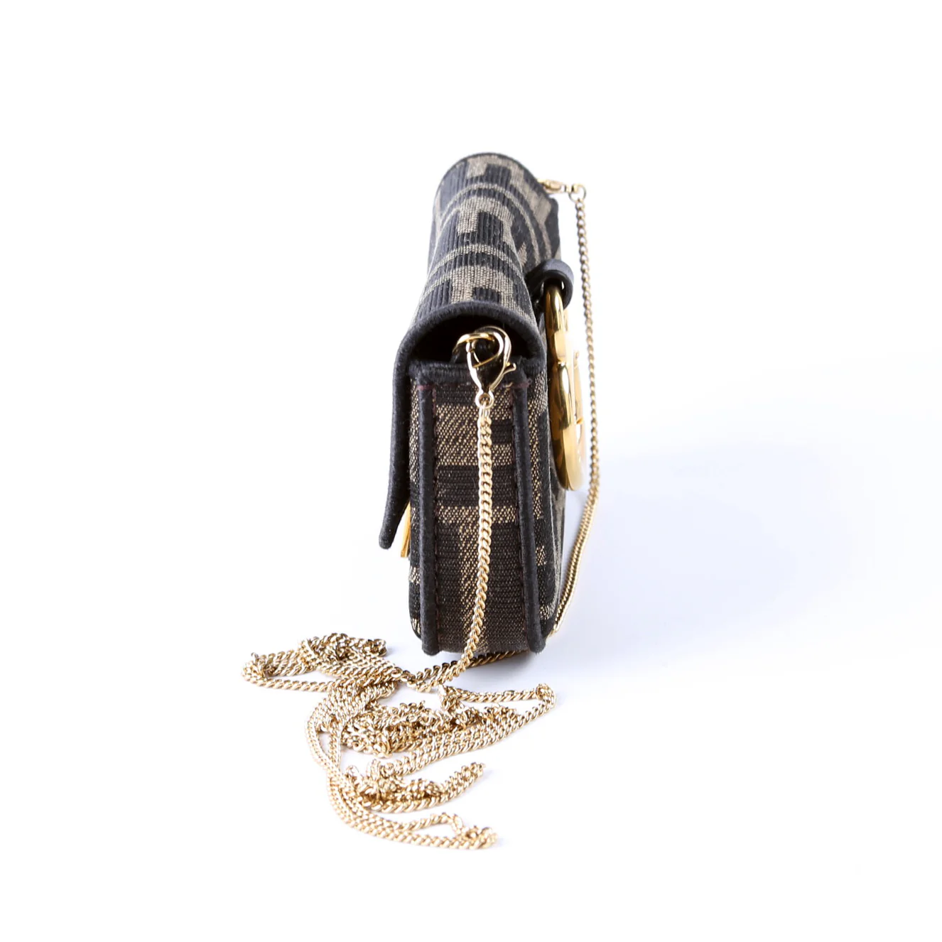7AR844 Nano Baguette Charm Brown - Image 4