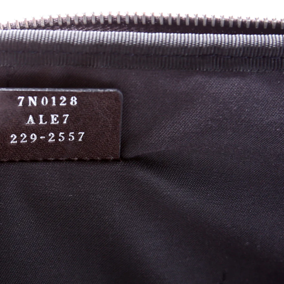 7N0128 FF Coated Canvas Large Travel Organizer Bag - Image 8