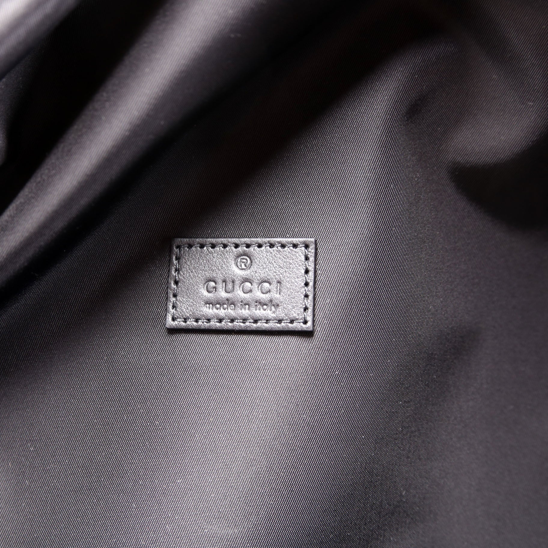 800265 Logo Nylon Backpack Medium Black - Image 8
