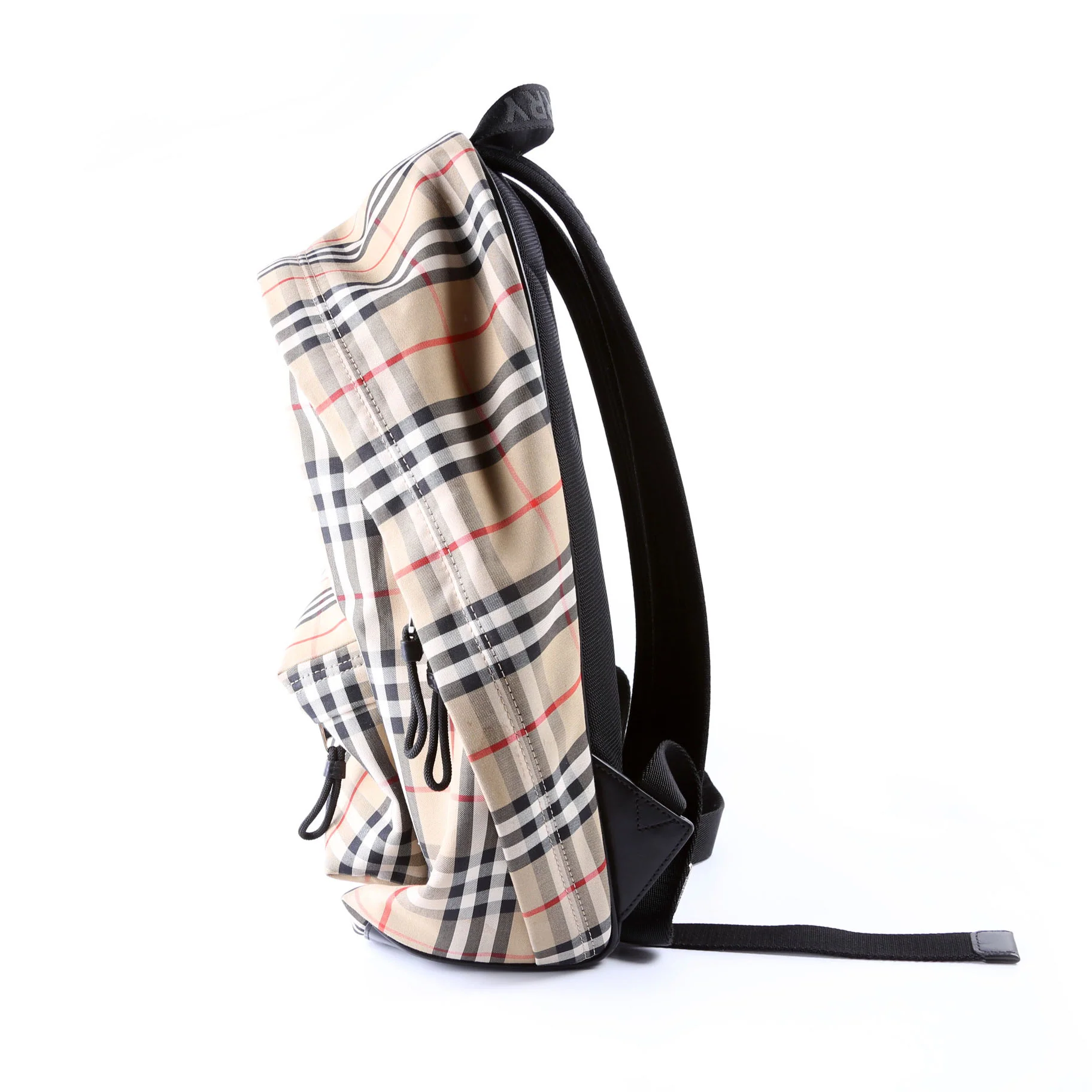 8016106 Archive Check Nylon Backpack - Image 4