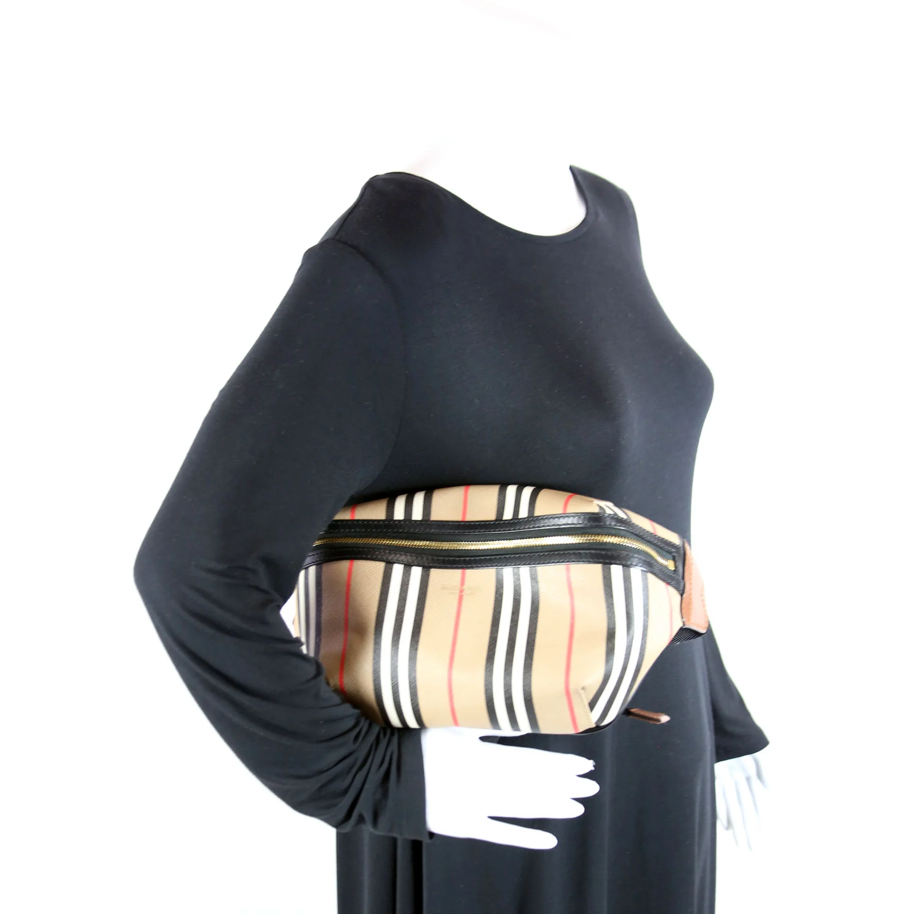 8026838 Icon E-Canvas Striped Belt Bag - Image 8