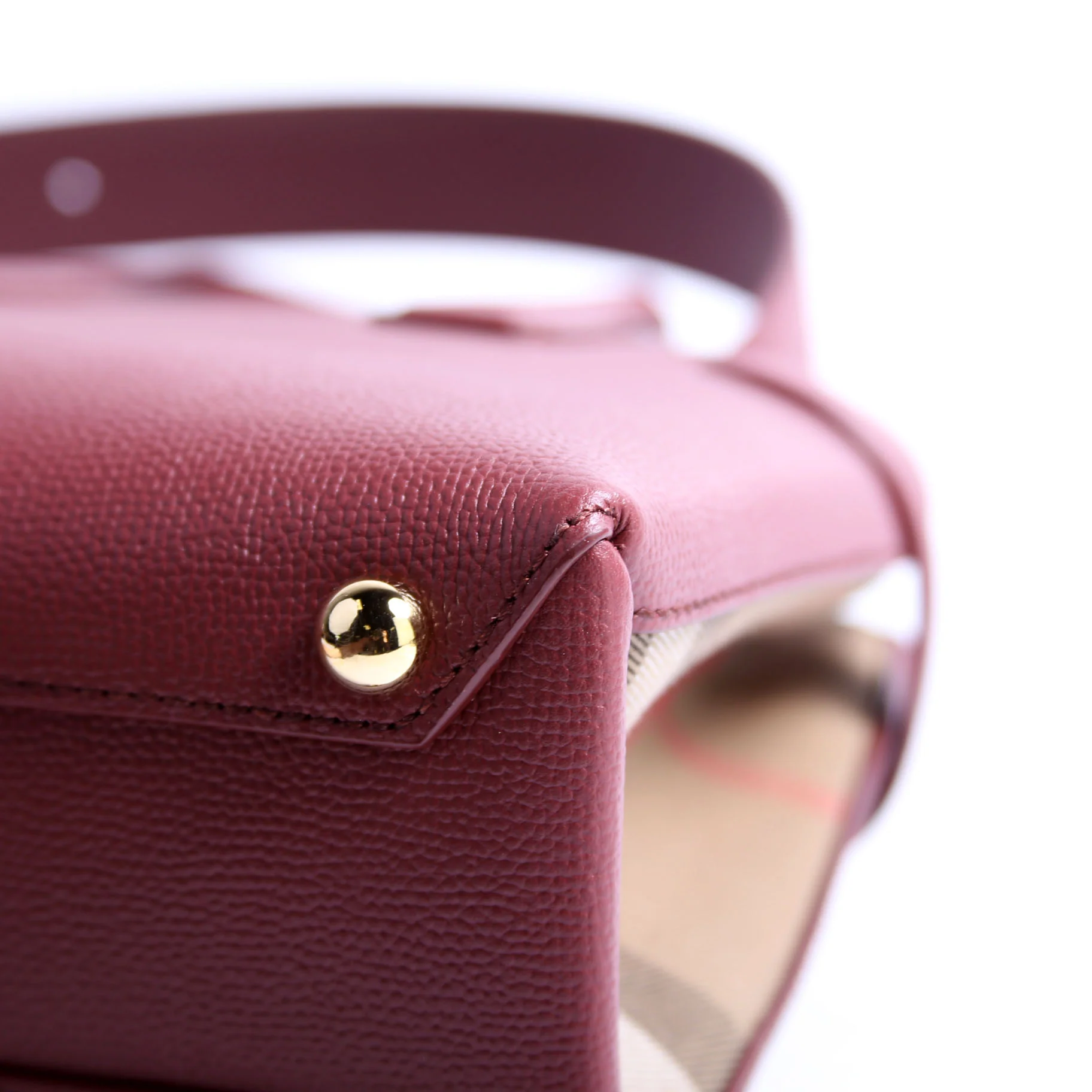 8068558 Banner Tote Small Burgundy - Image 8