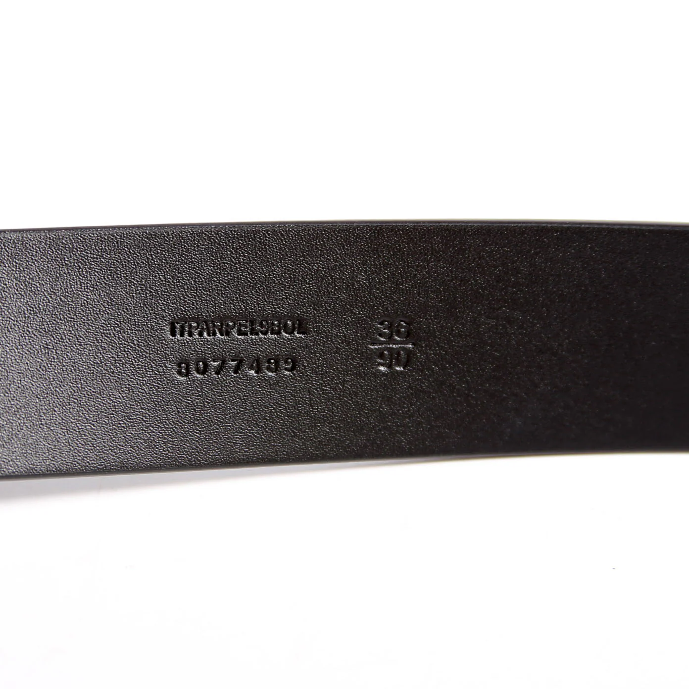 8077489 B Buckle Belt Size 90/36 Black - Image 5