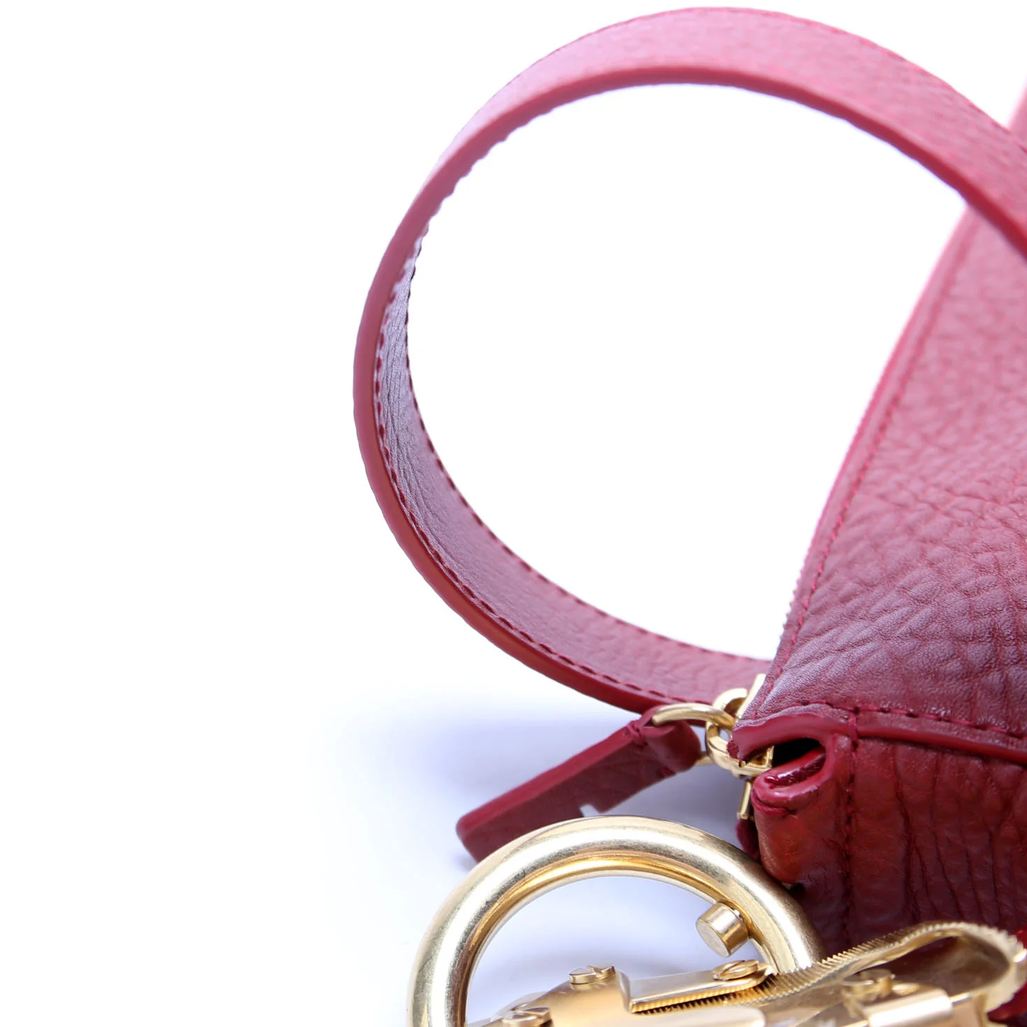 8085420 Knight Leather Hobo Red - Image 6