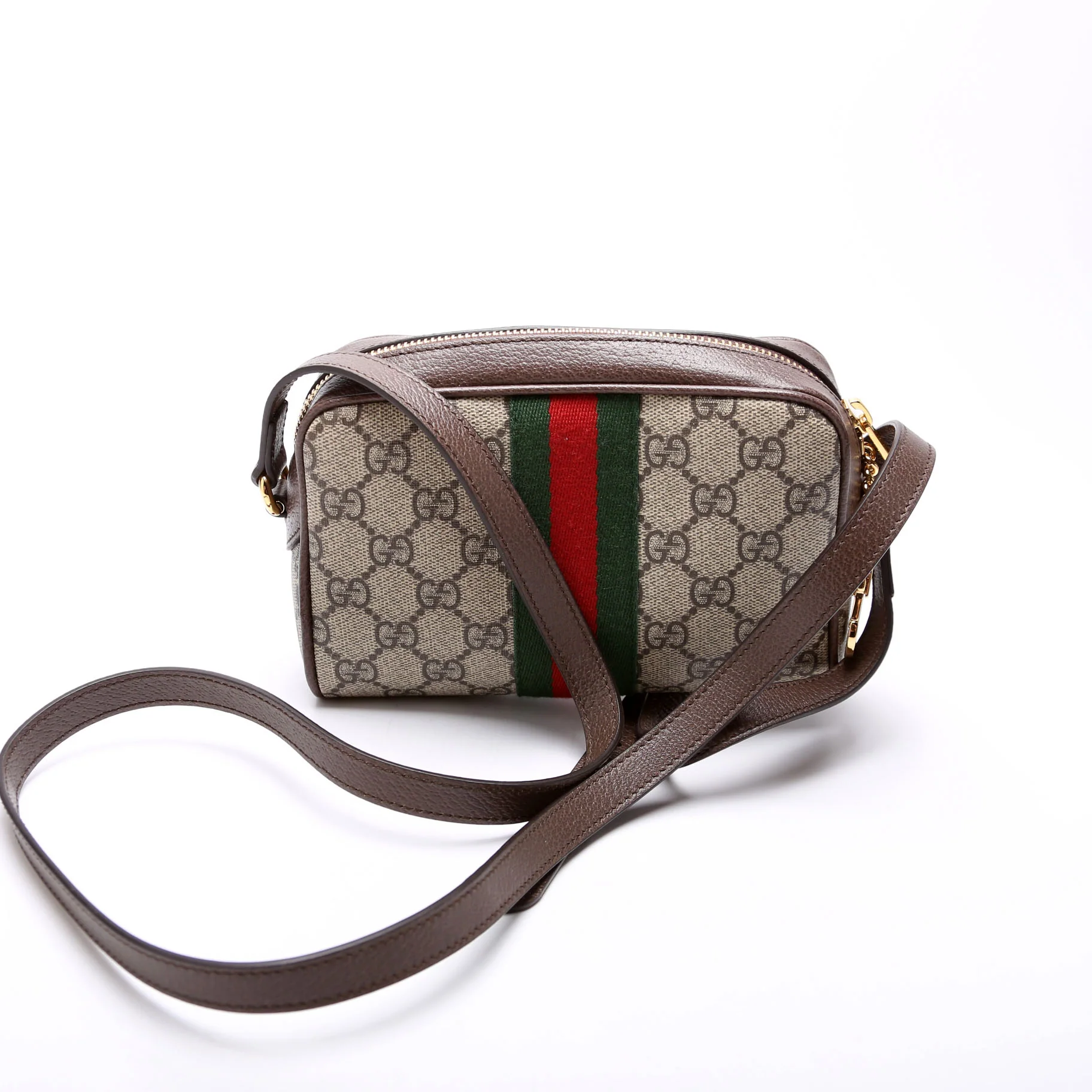 816359 GG Supreme Mini Ophidia Brown - Image 3