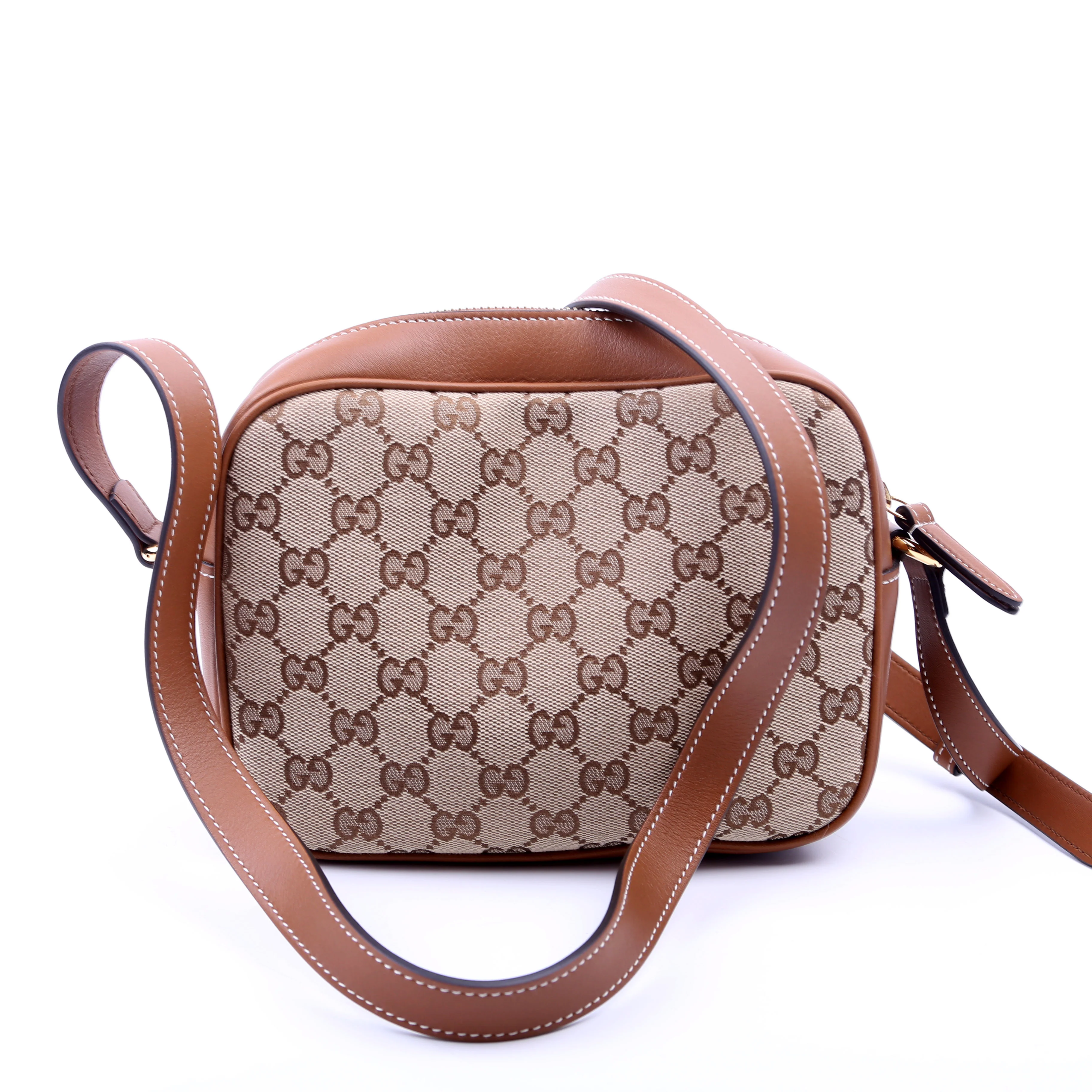 820429 Blondie GG Canvas Small Shoulder Bag Brown - Image 3