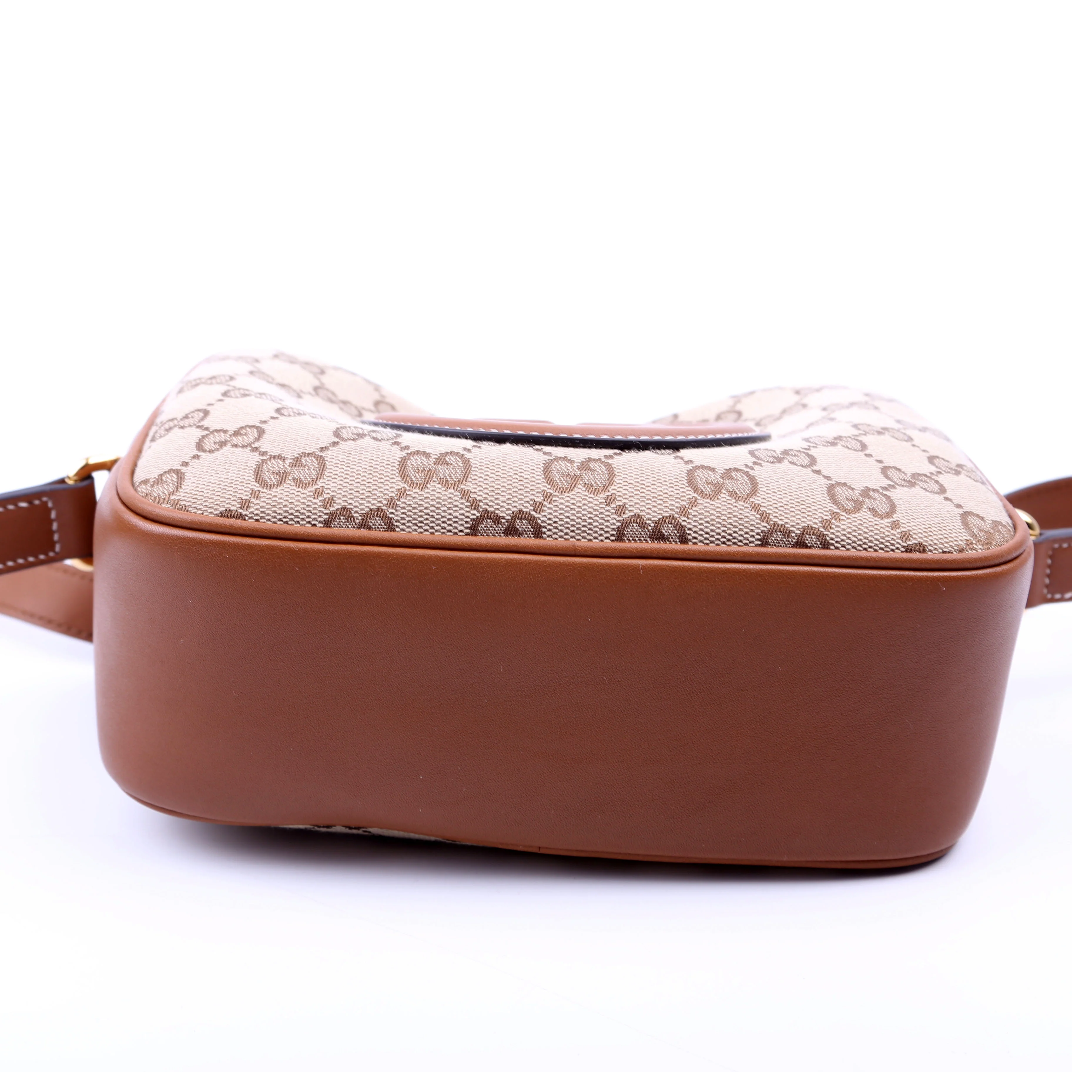 820429 Blondie GG Canvas Small Shoulder Bag Brown - Image 4