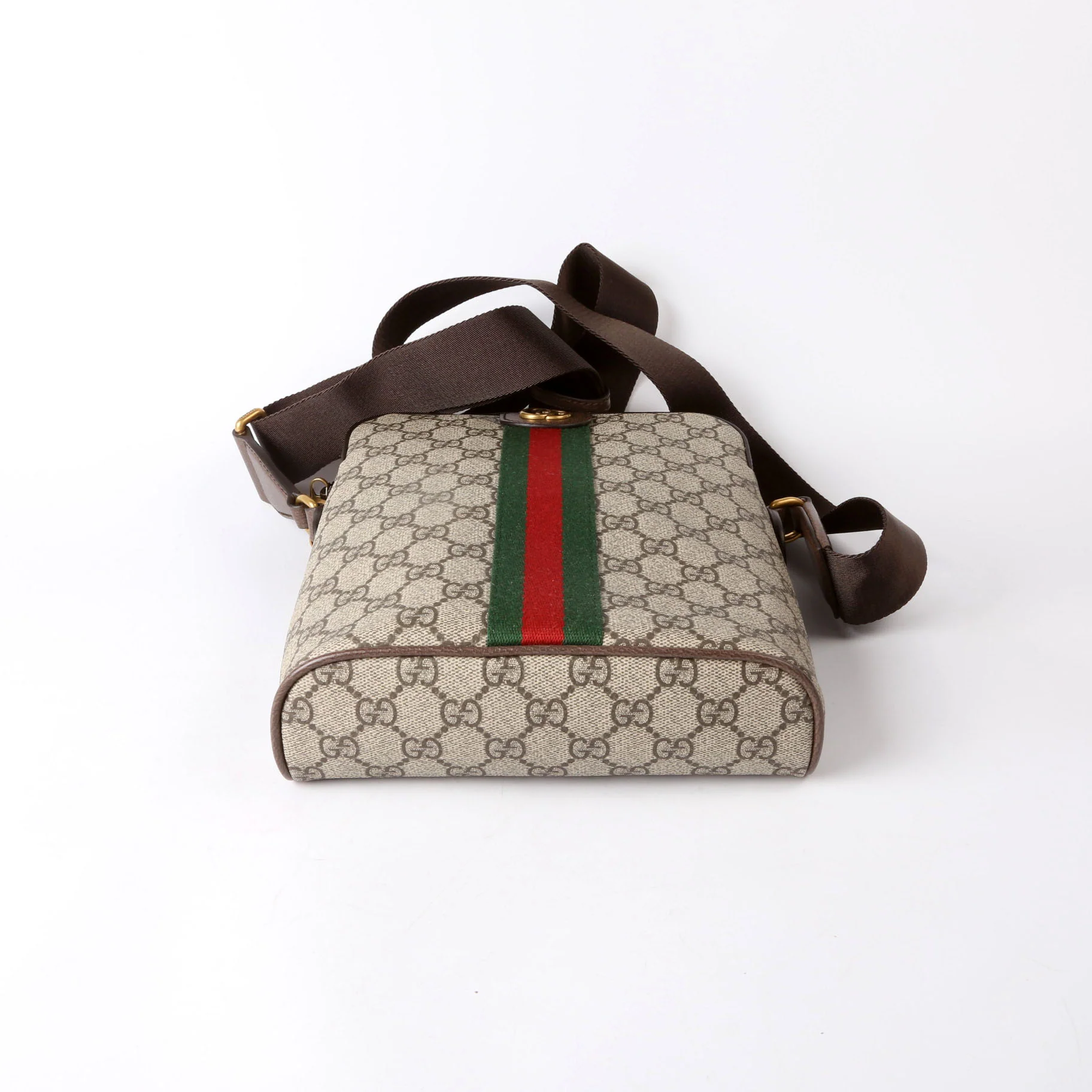 839103 GG Supreme Ophidia Slingbag Small Brown - Image 3