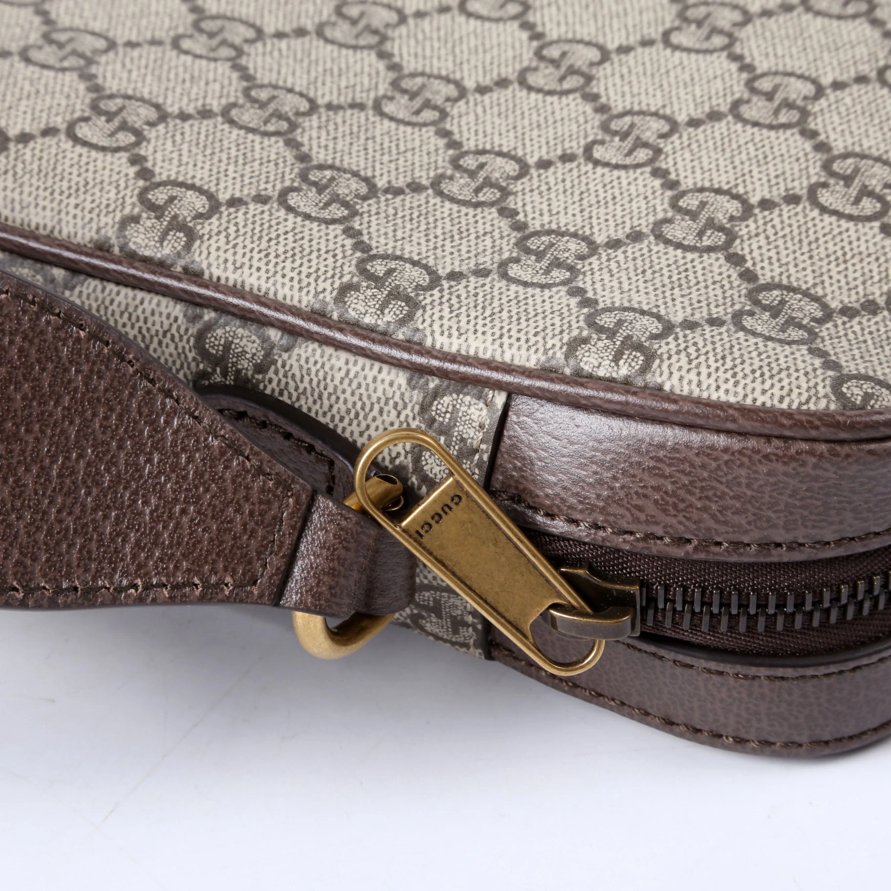 839103 GG Supreme Ophidia Slingbag Small Brown - Image 7