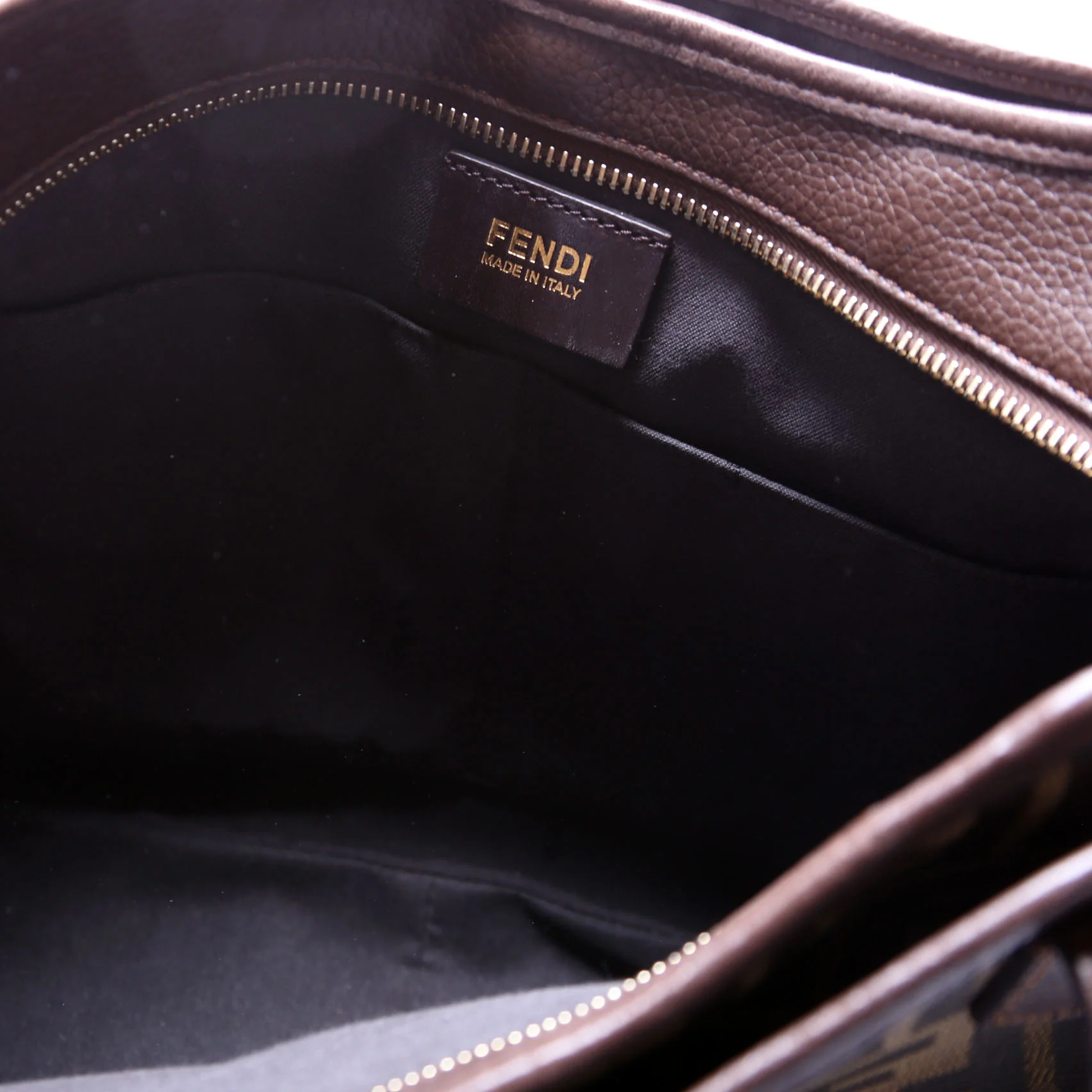 8BH268 Zucca Medium Shopping Bag Brown - Image 6