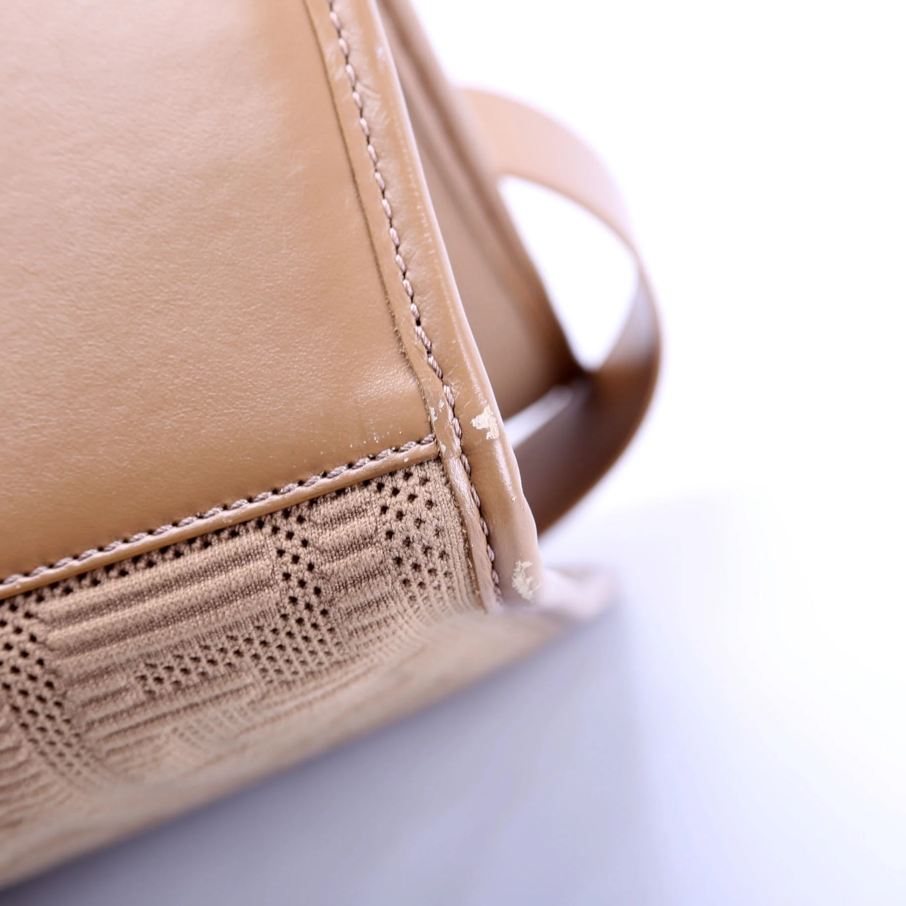 8BH386 FF Fabric Sunshine Shopper Medium Tan - Image 9