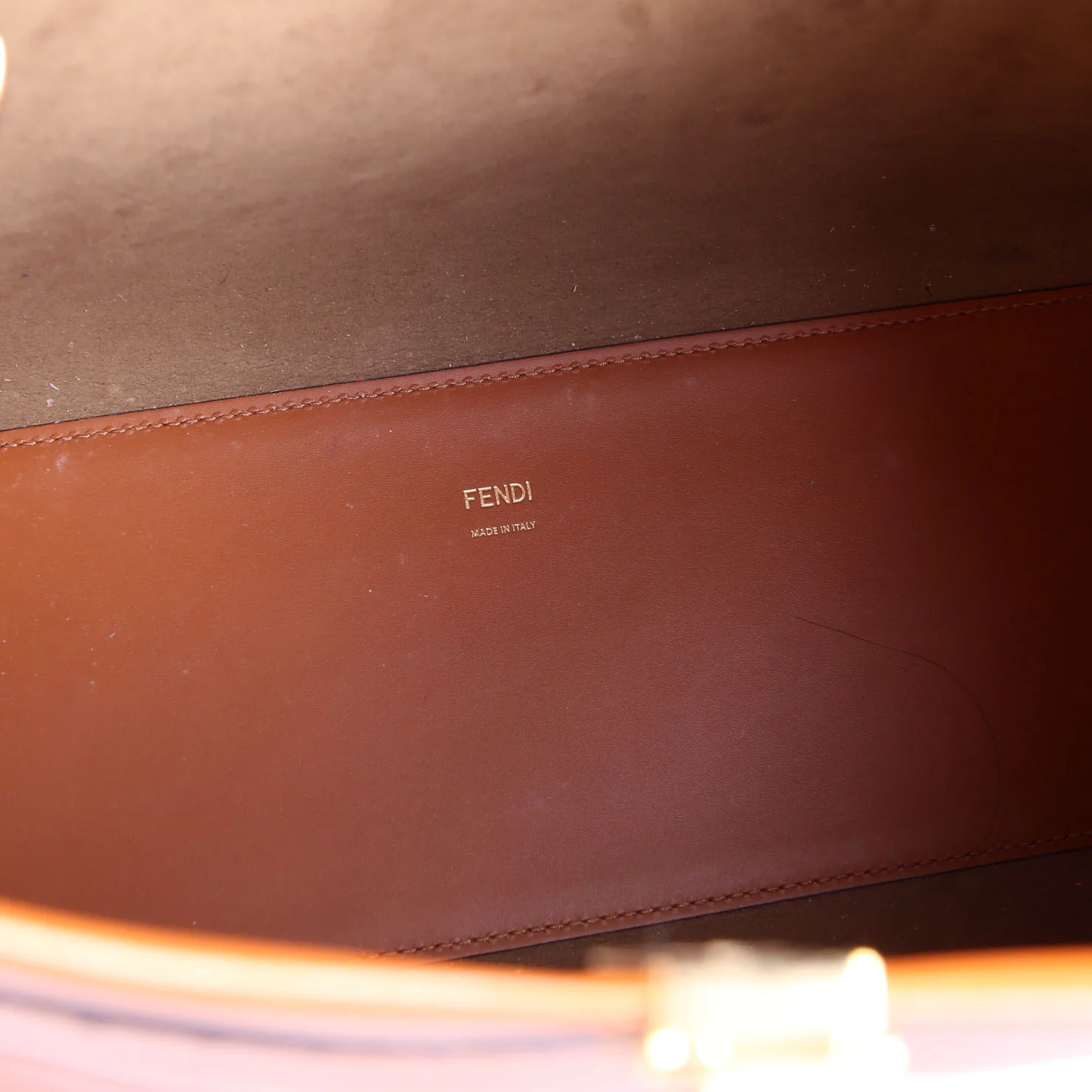 8BH386 Sunshine Shopper Medium Leather Brown - Image 8