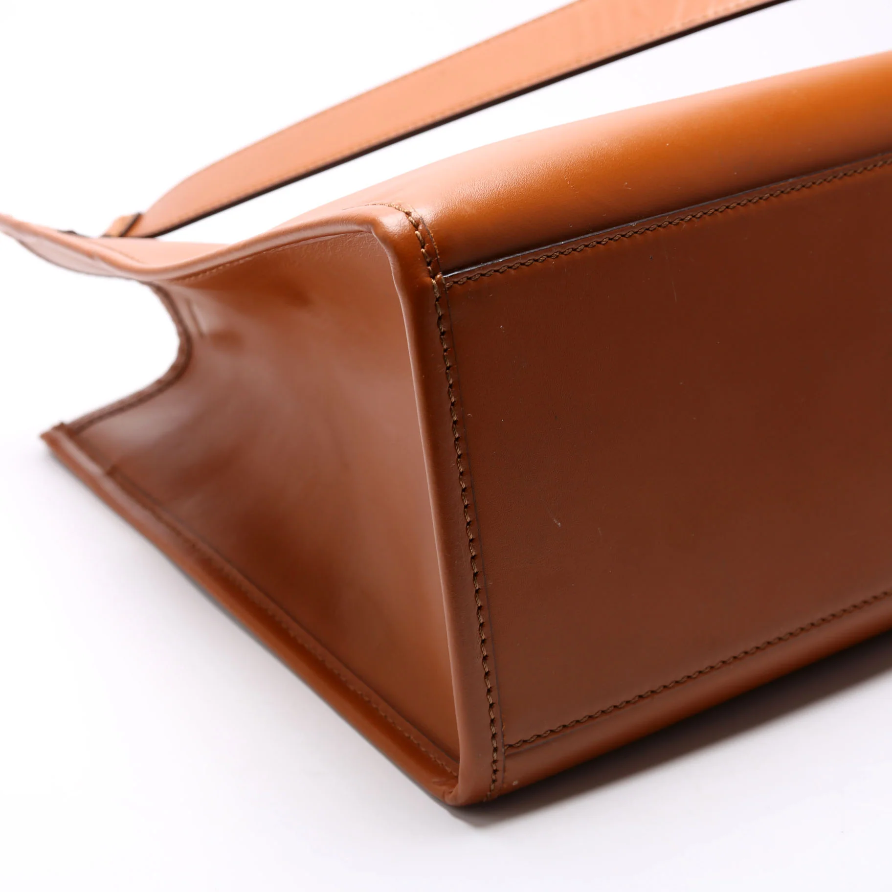 8BH386 Sunshine Shopper Medium Leather Brown - Image 4