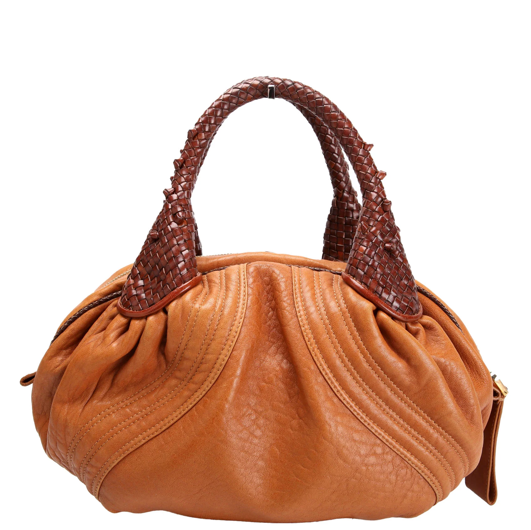 8BL078 Baby Spy Bag Leather Brown - Image 3