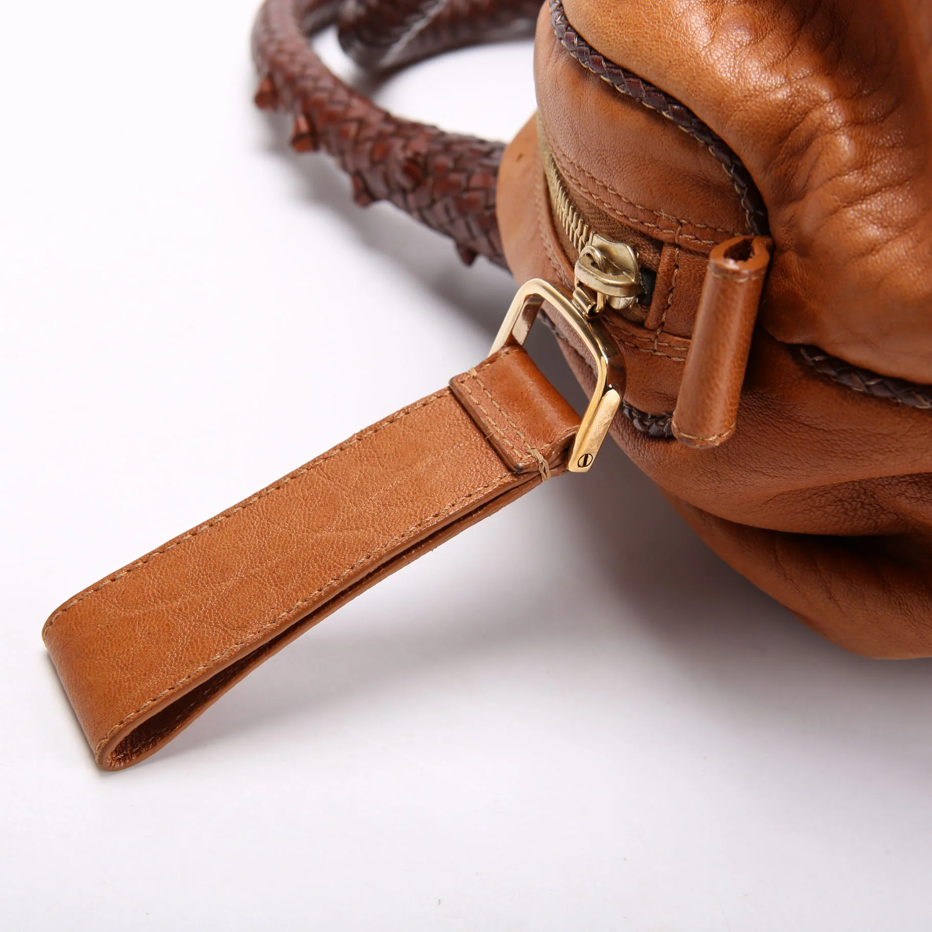 8BL078 Baby Spy Bag Leather Brown - Image 6