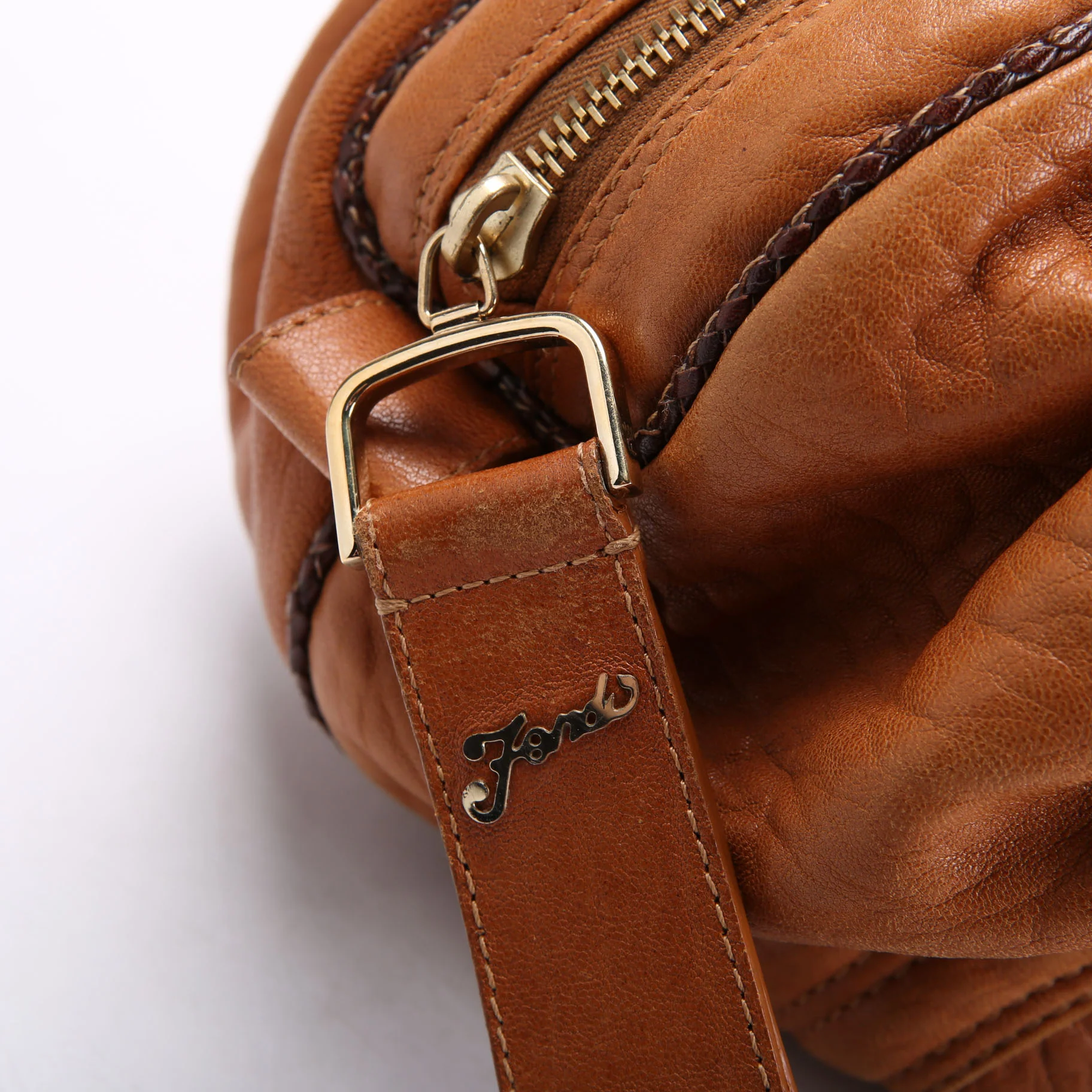 8BL078 Baby Spy Bag Leather Brown - Image 9