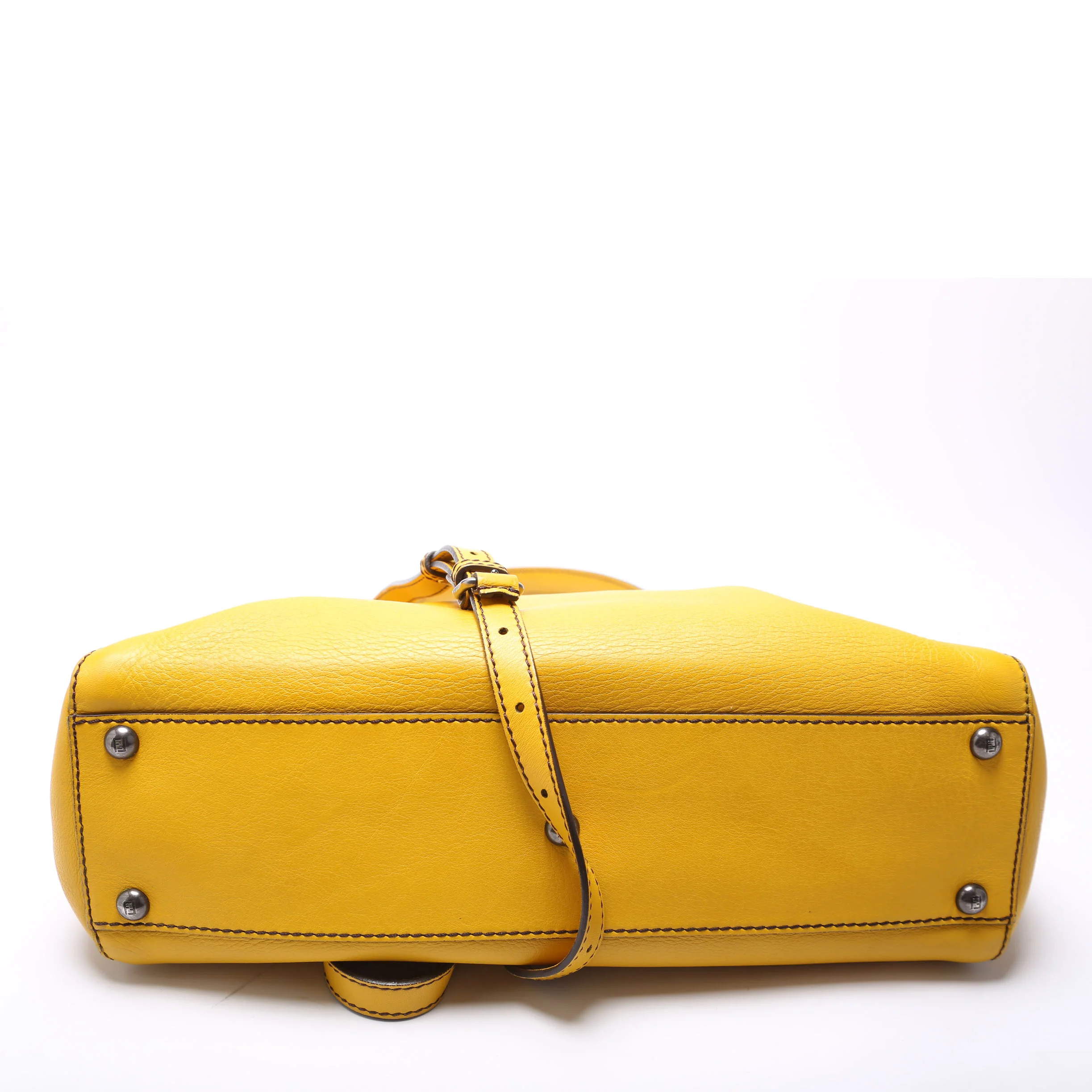 8BN210 Peekaboo Large Goatskin Yellow - Image 4