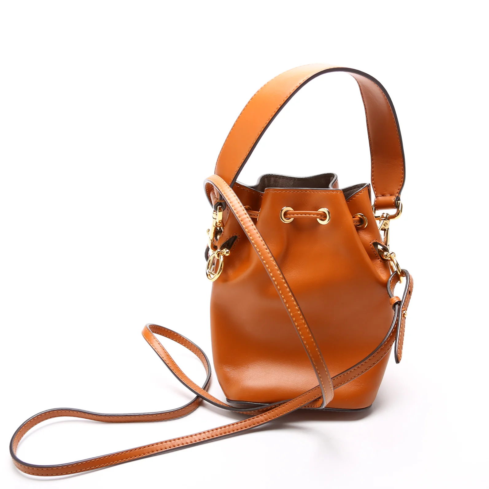 8BR010 Mon Tresor Mini Bucket Leather - Image 3