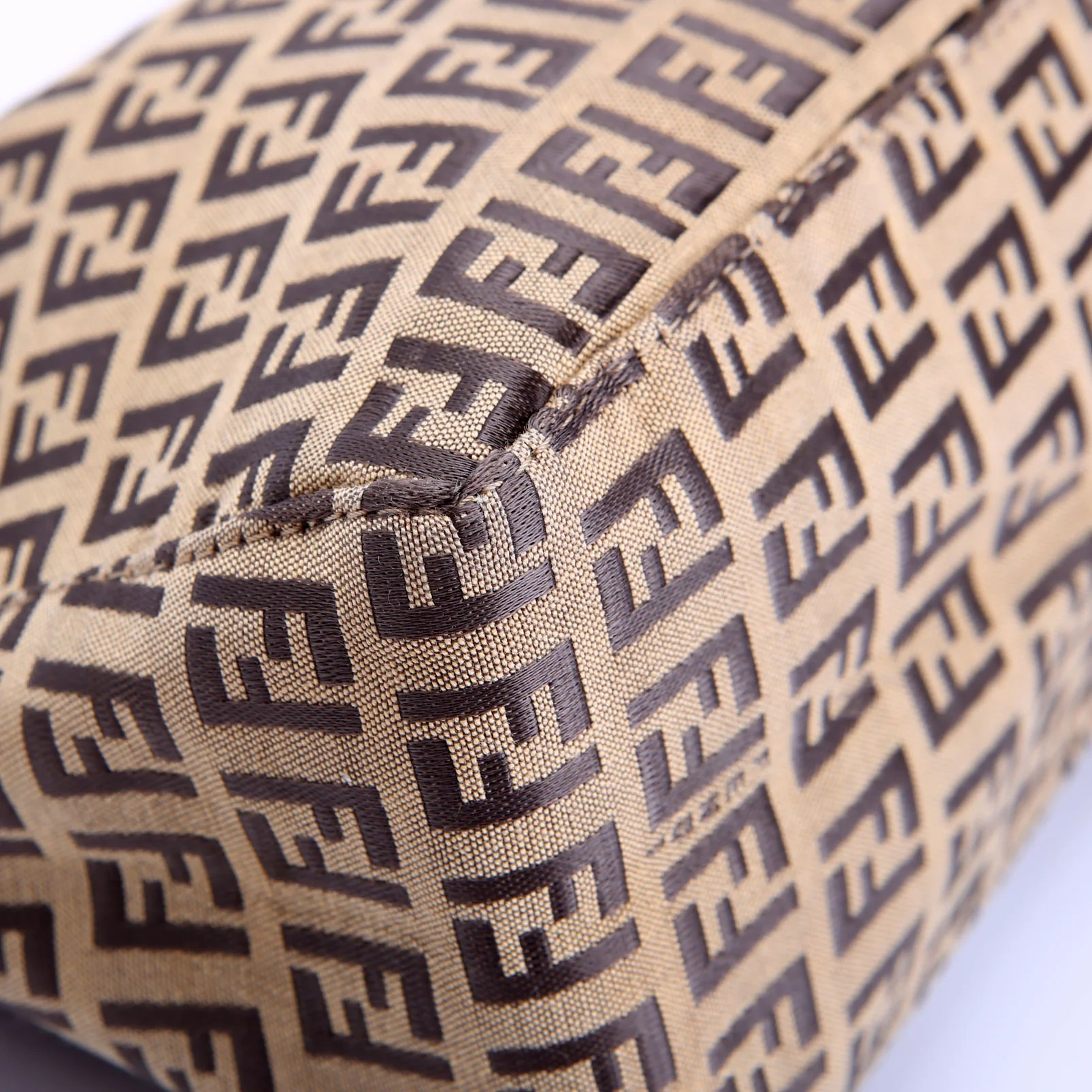 8BR136 Zucchino Mini Pochette Brown/Beige - Image 5