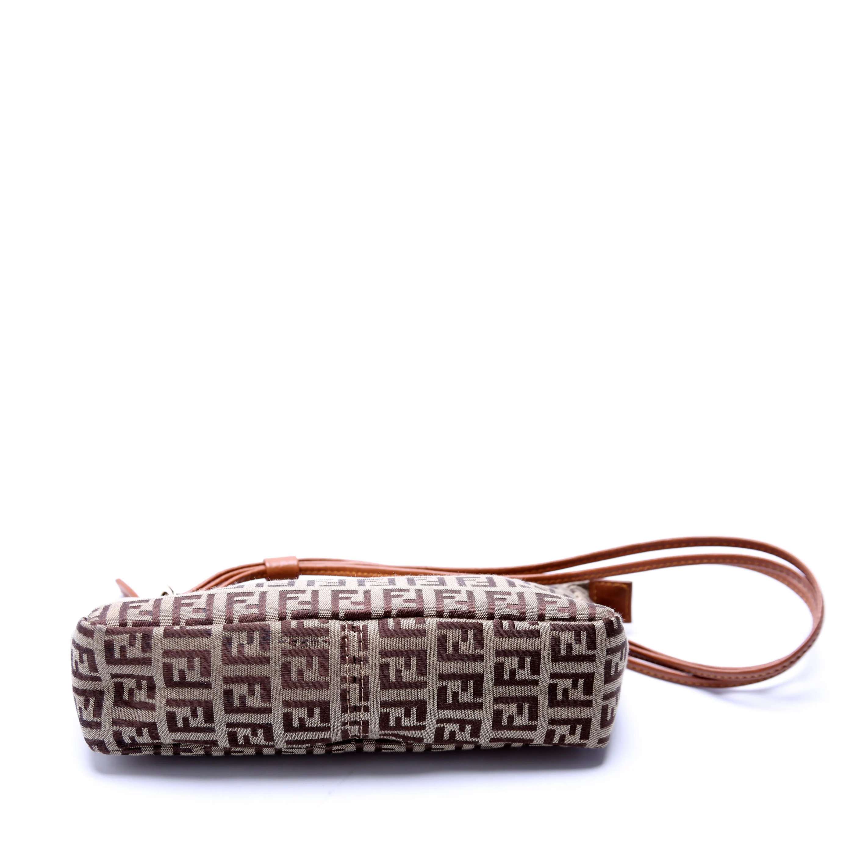 8BR513 Zucchino Triple Strap Mini Pochette Brown - Image 4