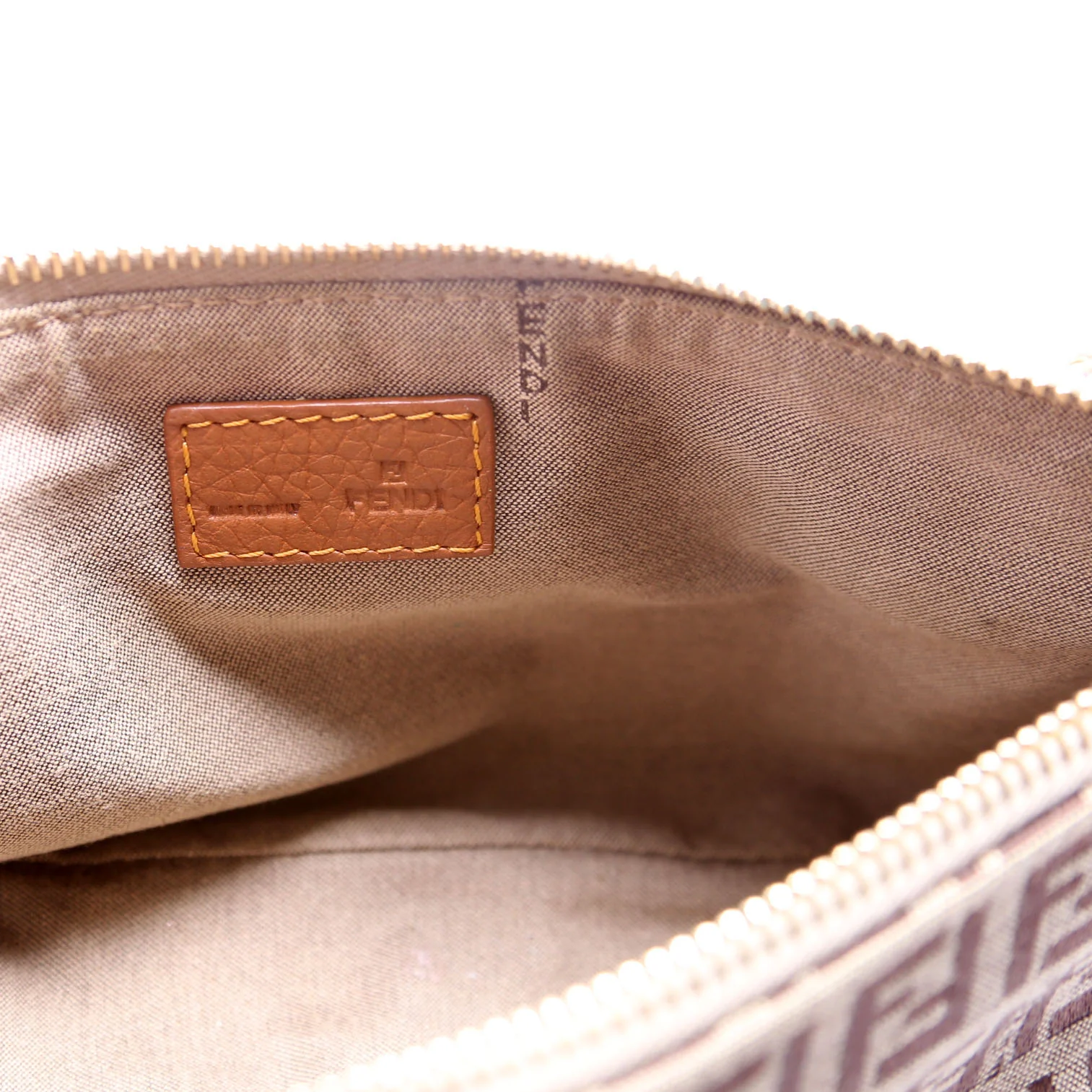 8BR513 Zucchino Triple Strap Mini Pochette Brown - Image 7
