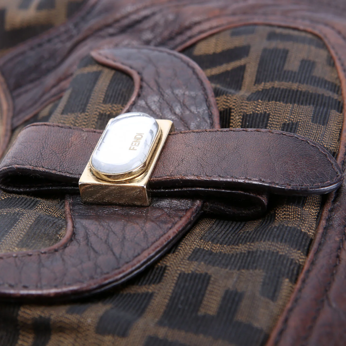 8BR545 FF Zucca Hobo Brown - Image 9