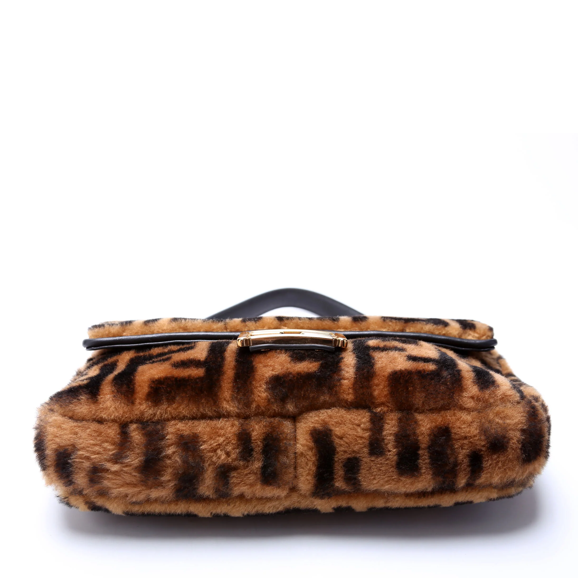 8BR600 Baguette FF Shearling Brown/Black - Image 4