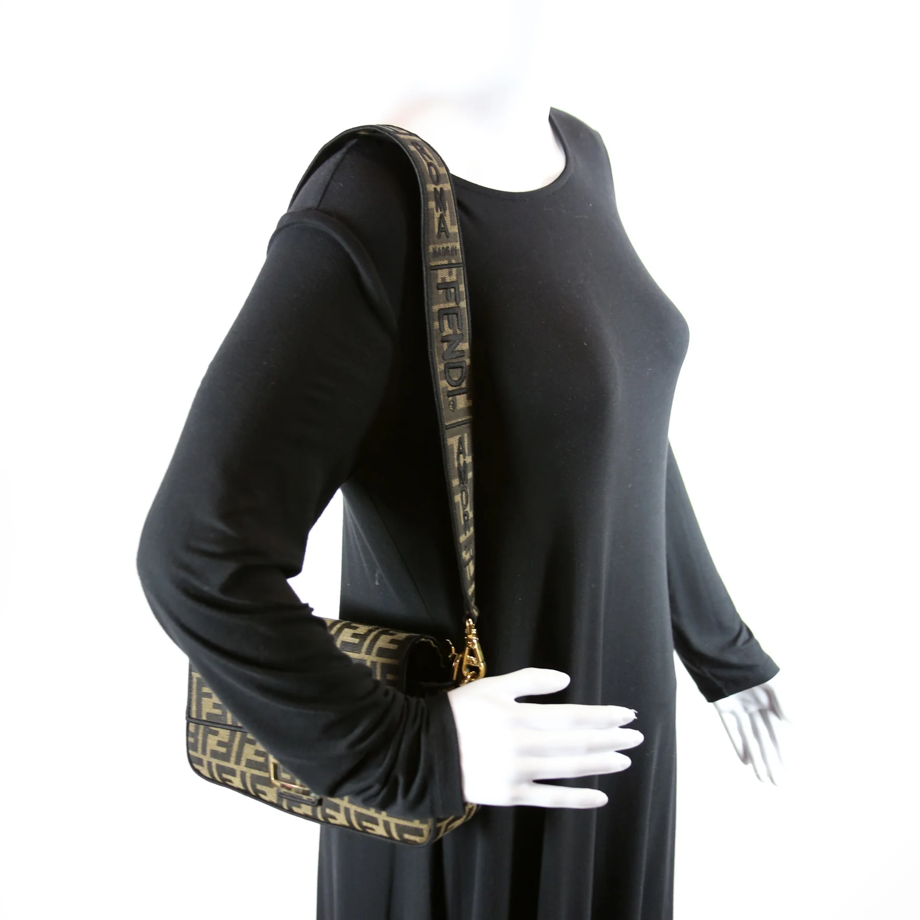 8BR600 FF Jacquard Baguette Brown - Image 9