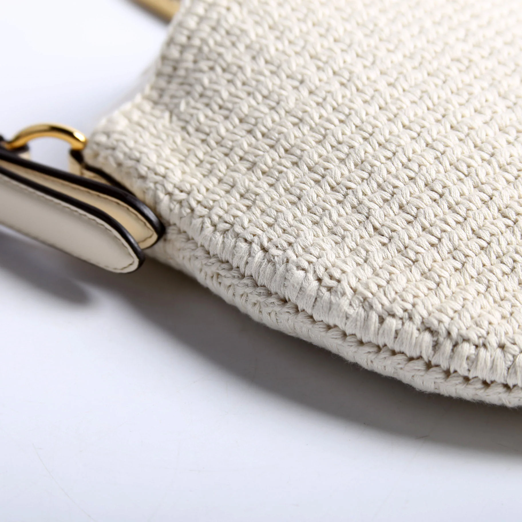 8BR790 Croissant Crochet Cream - Image 4