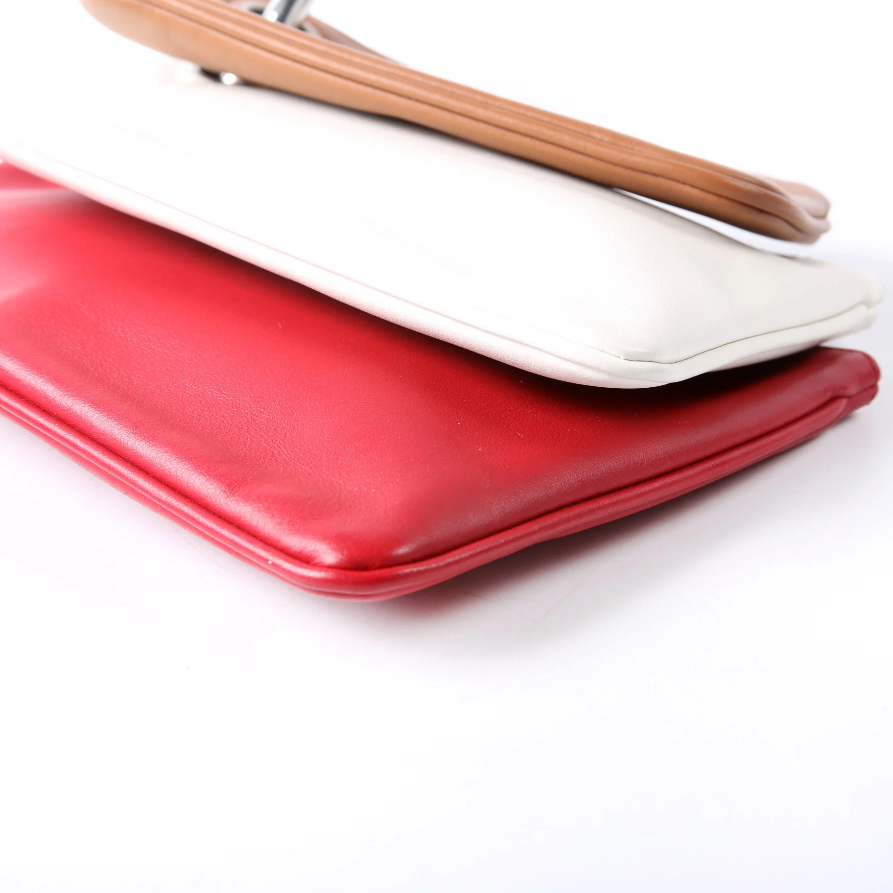 8BS001 Triplette Clutch Leather Multicolor - Image 7