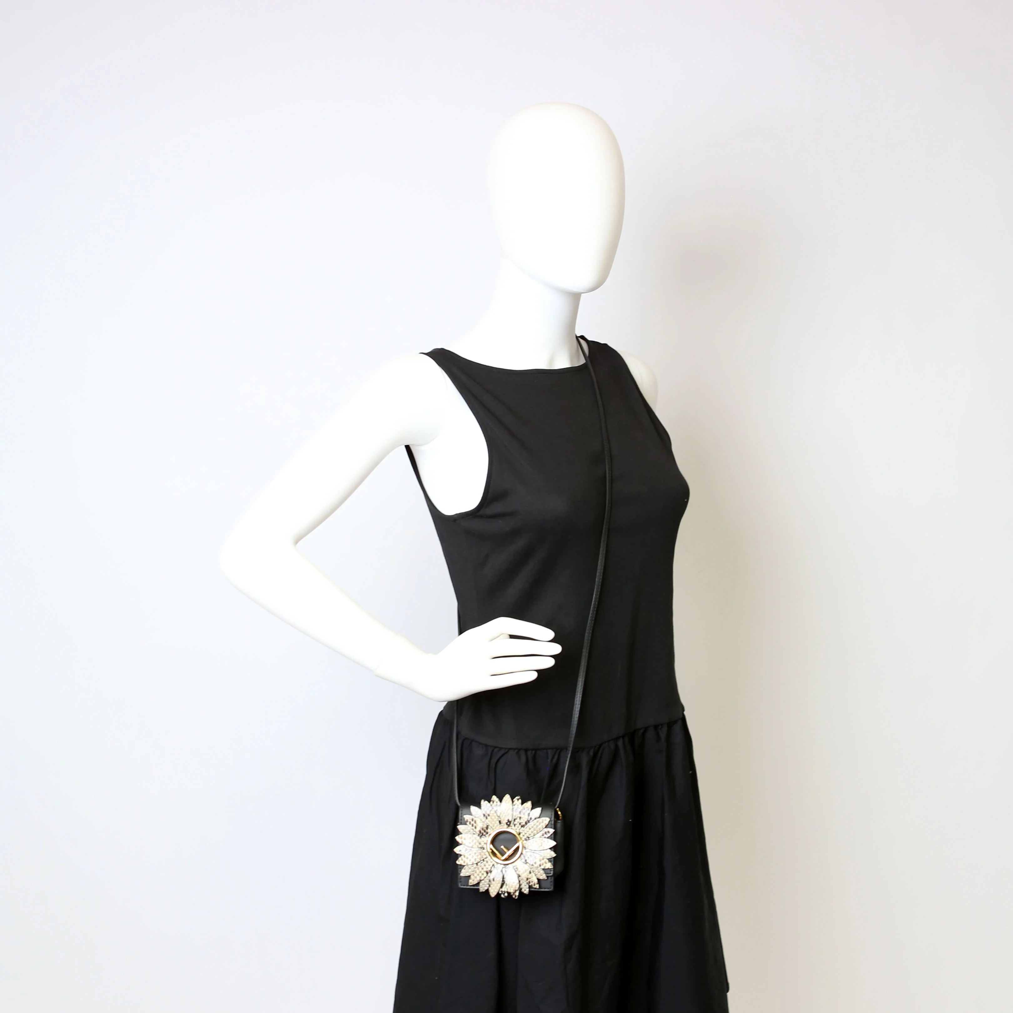 8BS003 Kan I Micro Shoulder Vitello Flower F Is Fendi - Image 13