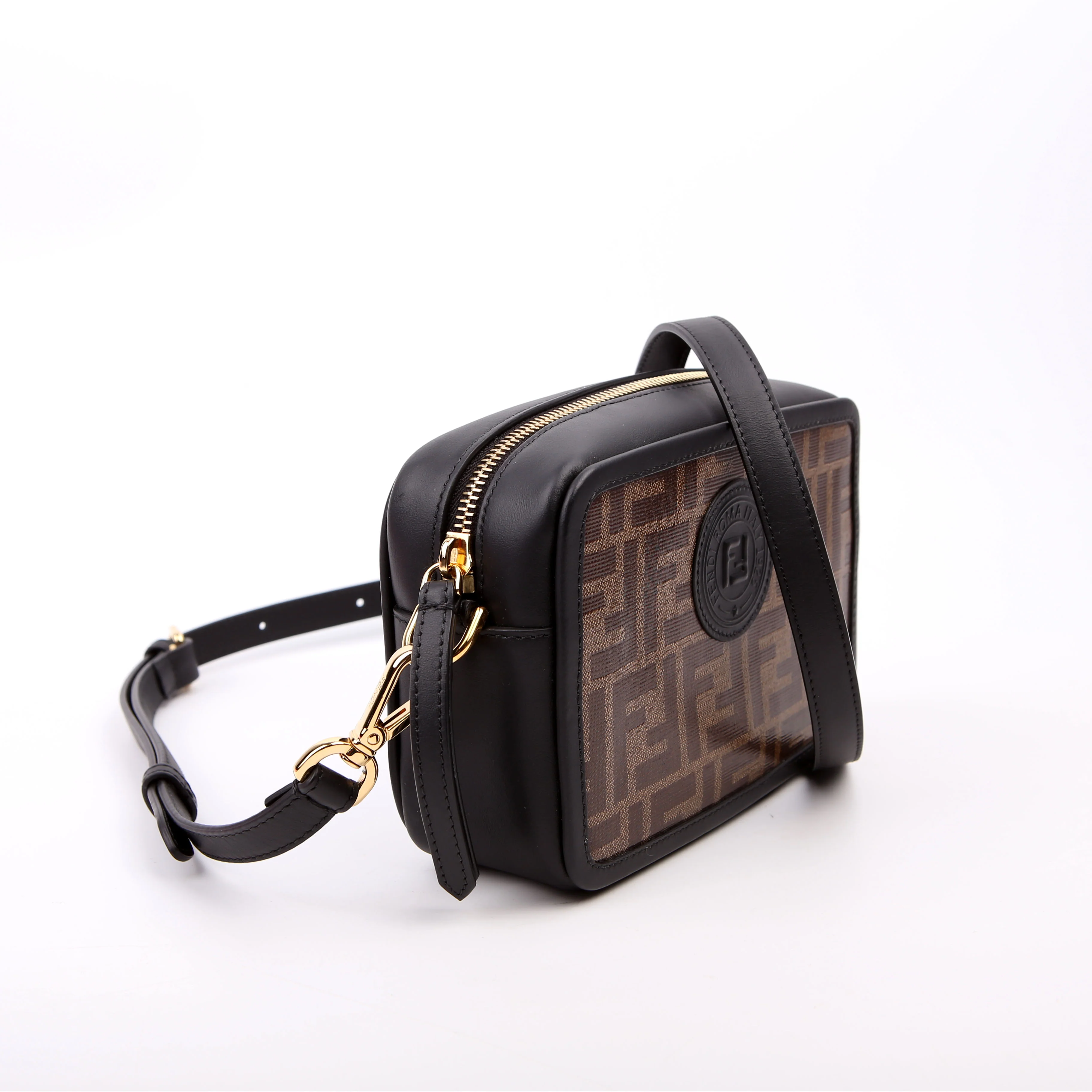 8BS019 Zucca Coated Canvas Mini Camera Bag - Image 2