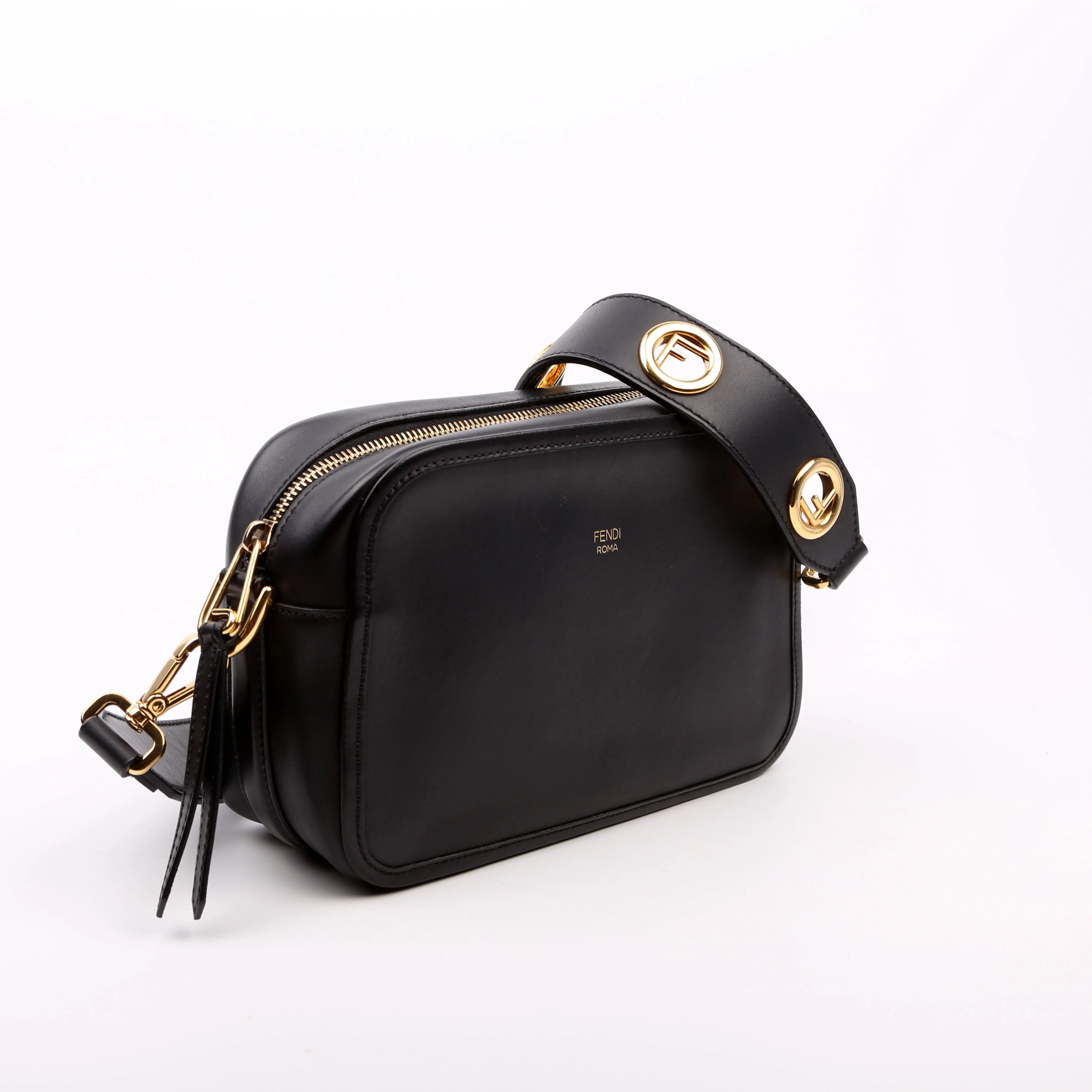 8BT287 F is Fendi Camera Bag Black - Image 2